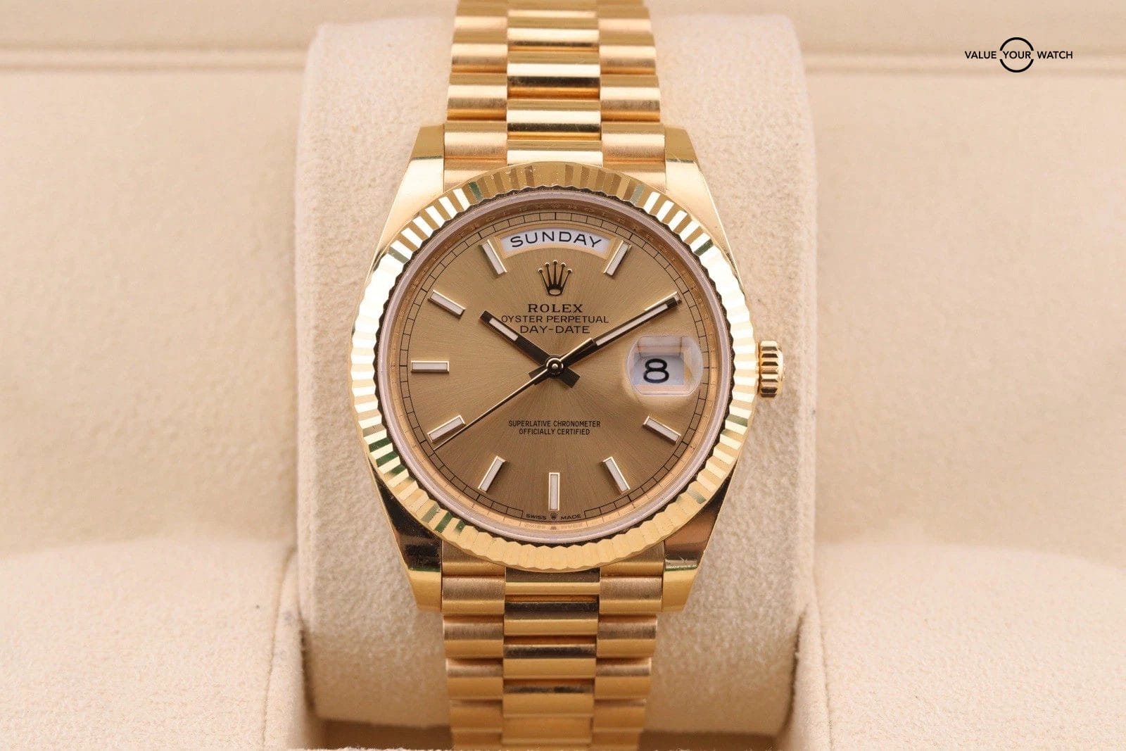 Rolex Day-Date 40 | Ref. 228238 | 2024 Full Set | Yellow Gold Mens Watch