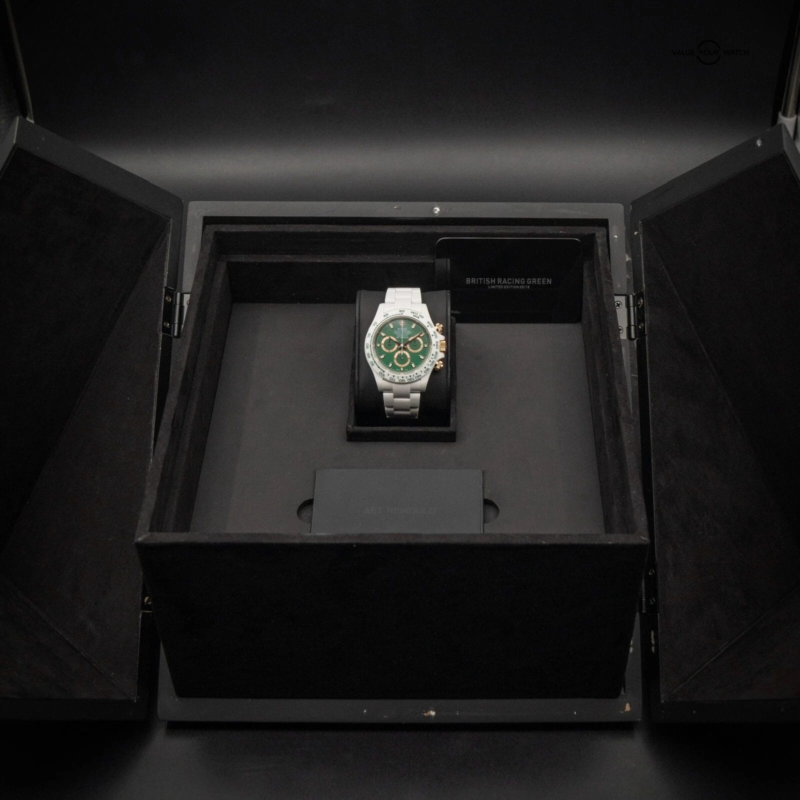 AET Remould Rolex Daytona British Racing Green 1/18 Limited Edition Ceramic 40mm - Image 11