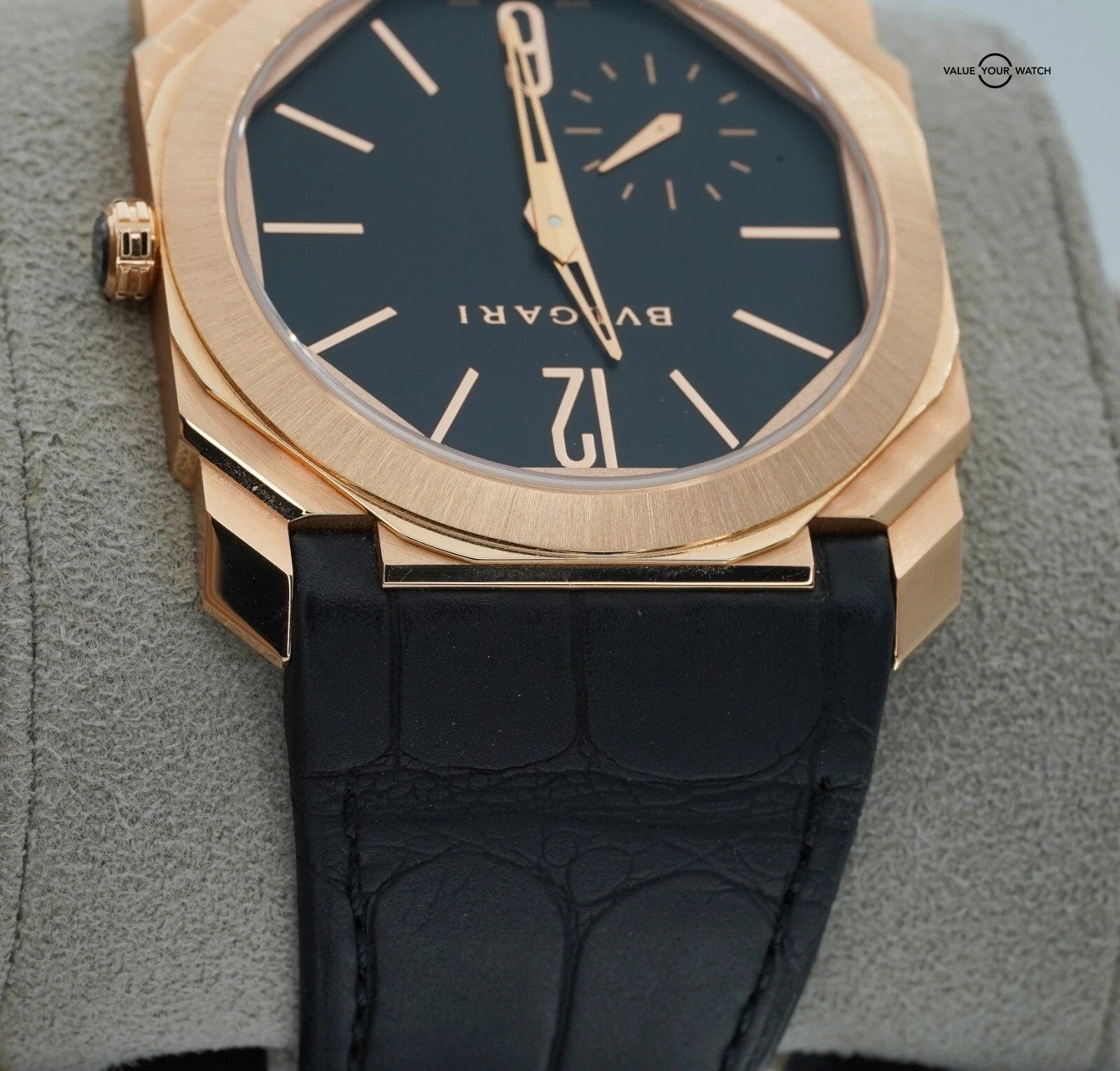 BVLGARI Octo Finissimo 103286 18K Rose Gold Extra Thin 40mm BOXES/PAPERS! - Image 2