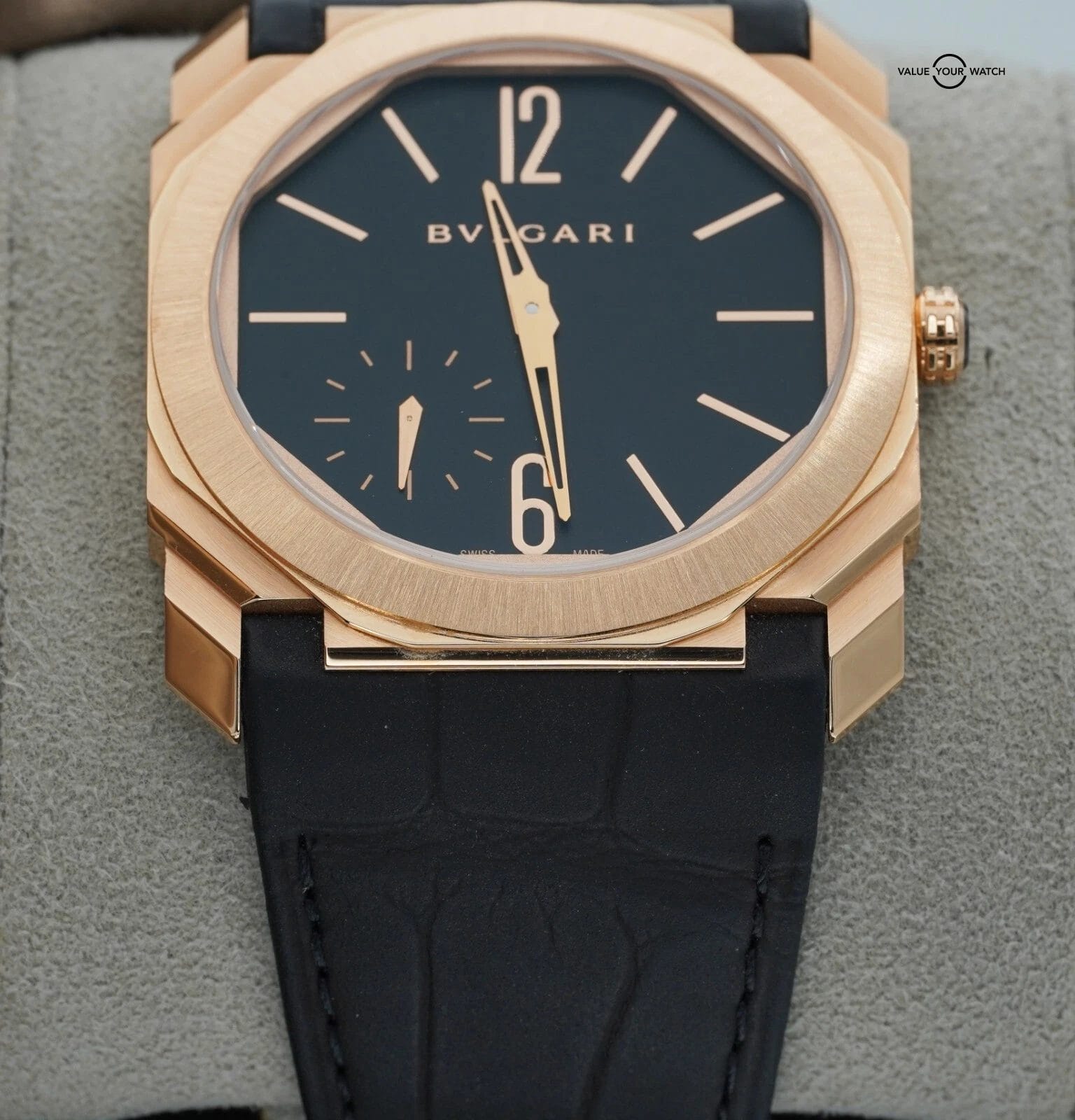 BVLGARI Octo Finissimo 103286 18K Rose Gold Extra Thin 40mm BOXES/PAPERS! - Image 13