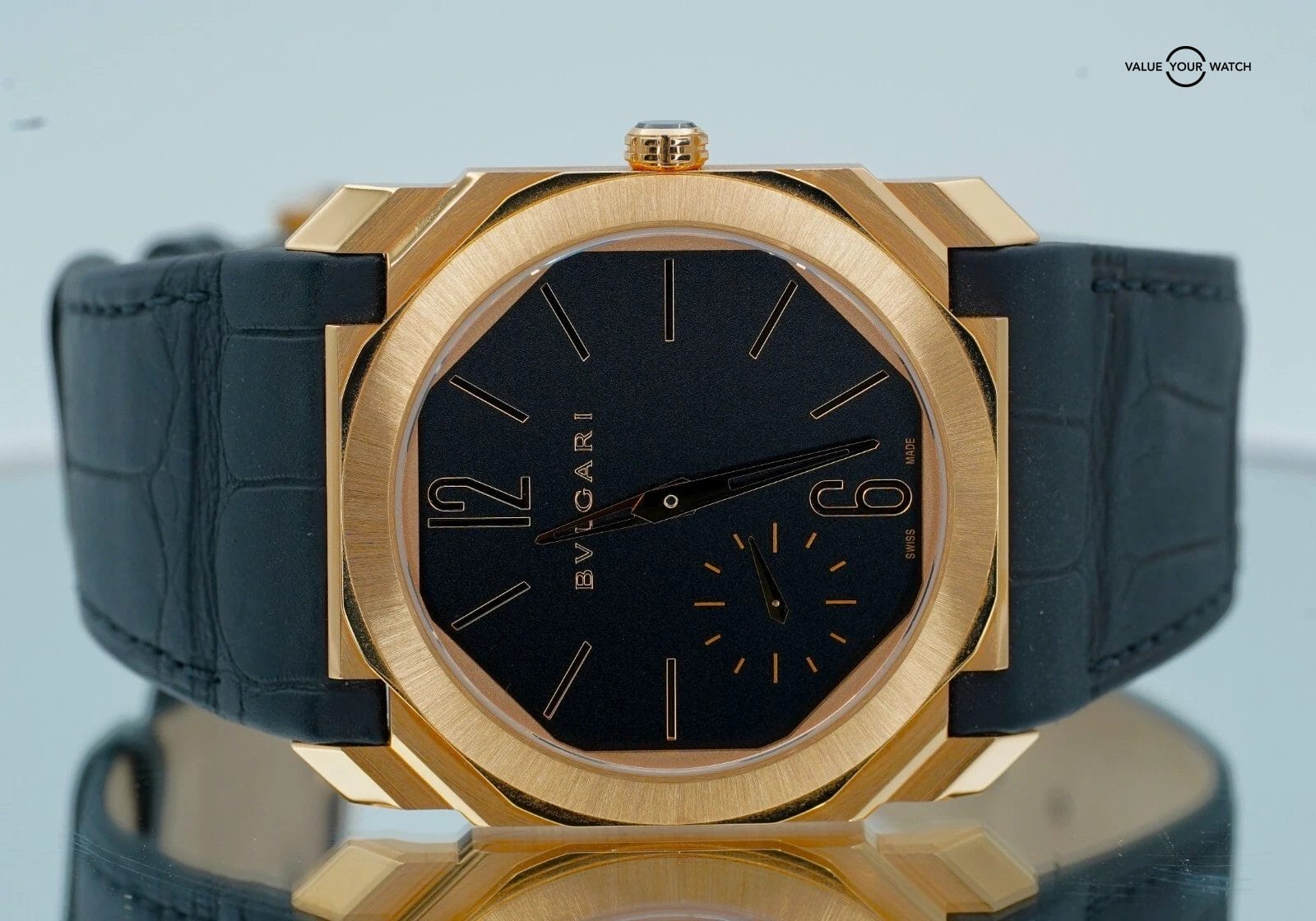 BVLGARI Octo Finissimo 103286 18K Rose Gold Extra Thin 40mm BOXES/PAPERS! - Image 15