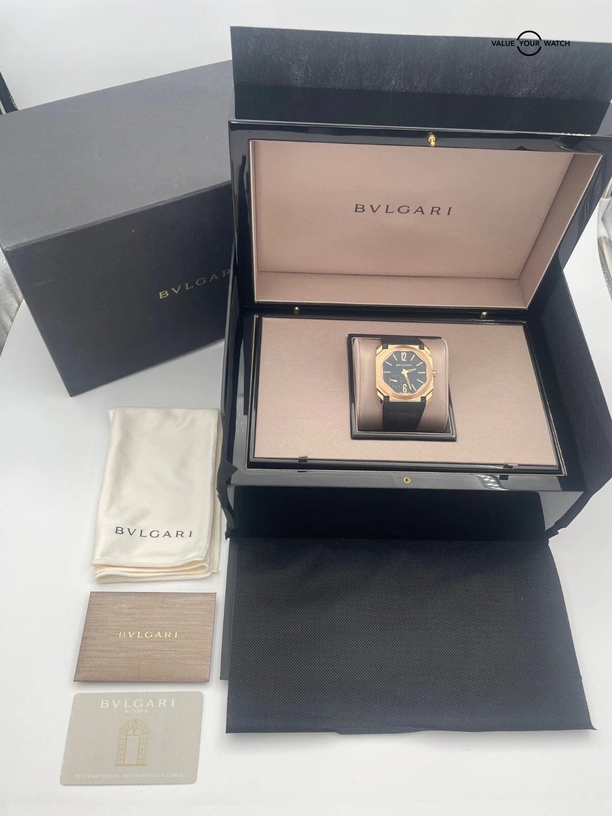 BVLGARI Octo Finissimo 103286 18K Rose Gold Extra Thin 40mm BOXES/PAPERS! - Image 18