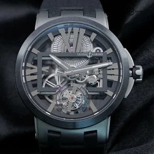 Ulysse Nardin Executive Skeleton Tourbillon 1713-139 Titanium 45mm, Full Set