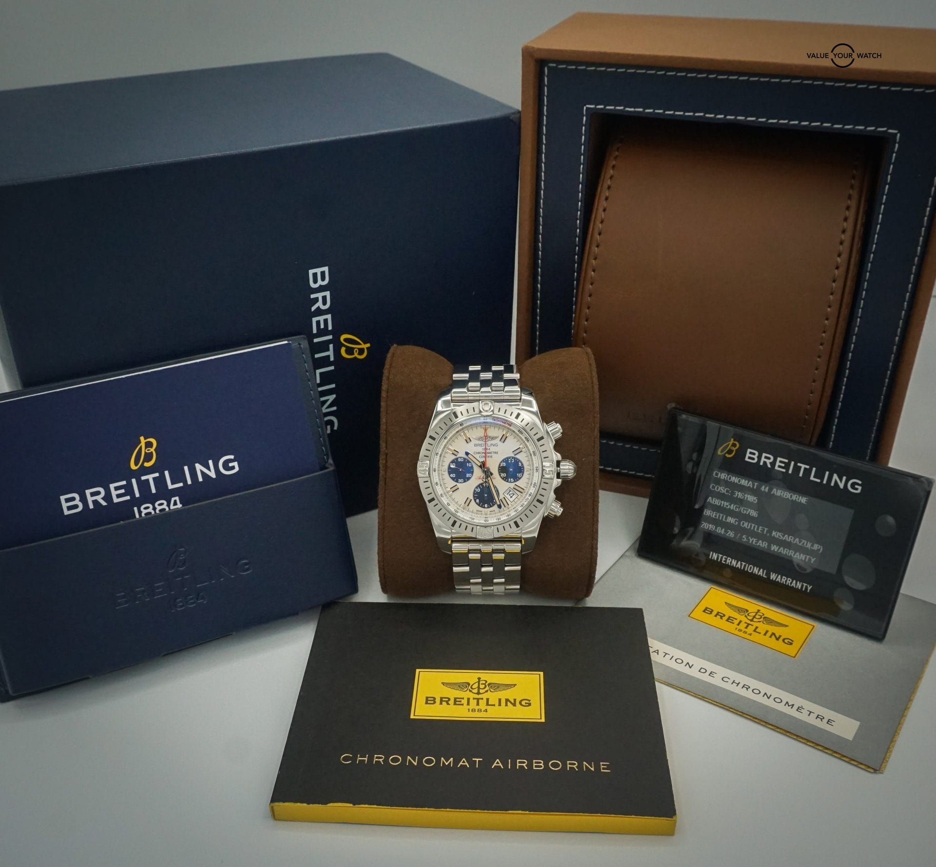 Breitling Chronomat 44 Airborne 30th Anniversary Edition Panda Full Set AB01154G/G786 - Image 10
