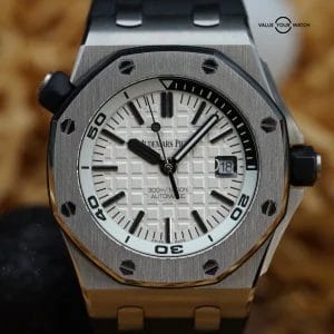 Audemars Piguet Royal Oak Offshore Diver 42 White – 15710ST.OO.A002CA.02 – FULL
