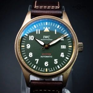 IWC Pilot’s Watch Automatic Spitfire 39mm Bronze – Ref. IW326802 with B&P