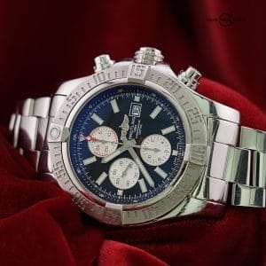 BREITLING SUPER AVENGER II – A13371 48MM, Steel Bracelet, Extra Strap, Full Set