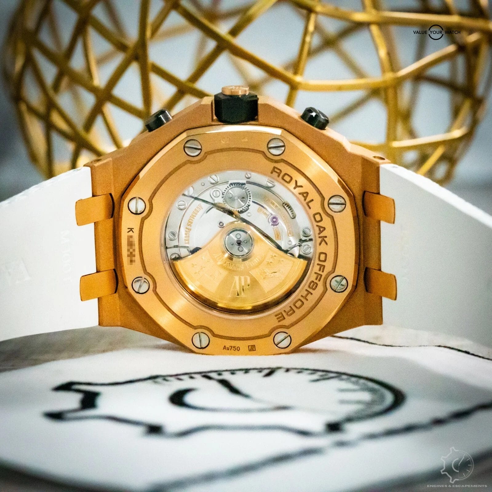 Audemars Piguet Royal Oak Offshore Chronograph “Half Brick” Rhodium 42mm 26470OR - Image 5