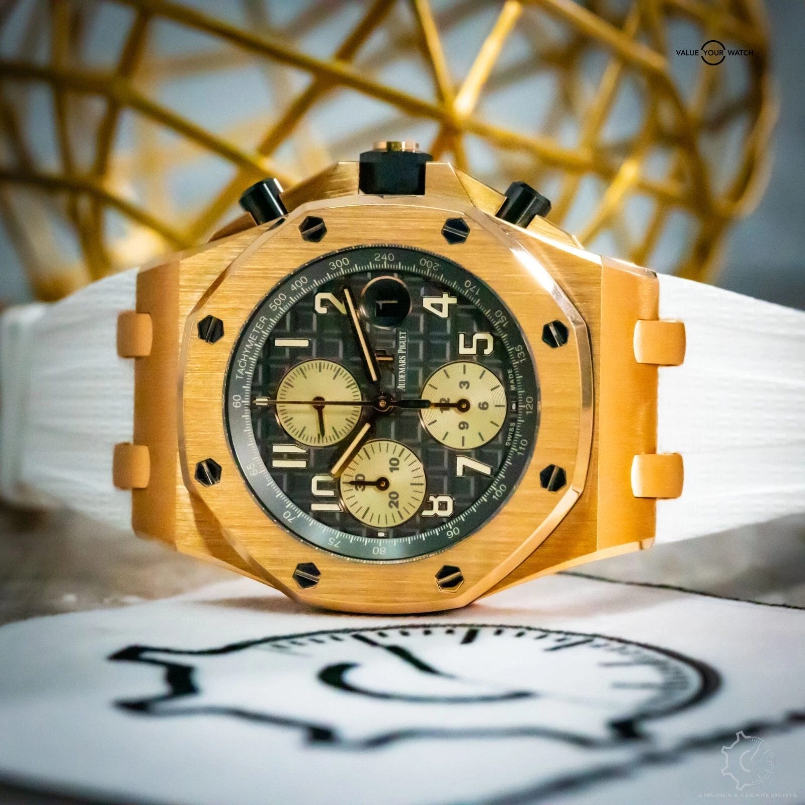 Audemars Piguet Royal Oak Offshore Chronograph “Half Brick” Rhodium 42mm 26470OR - Image 6