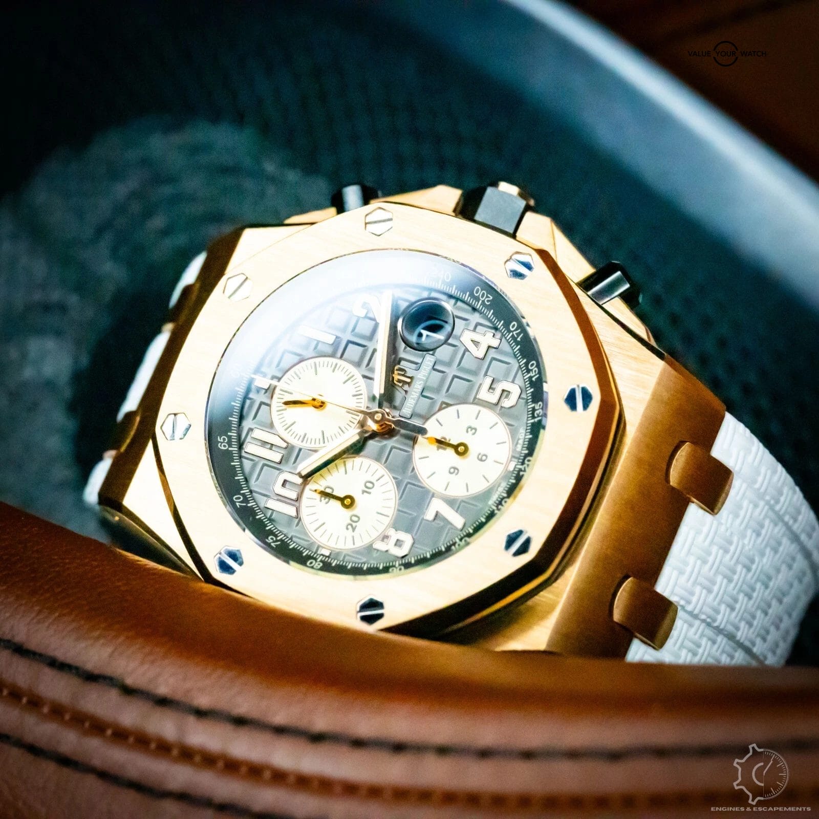 Audemars Piguet Royal Oak Offshore Chronograph “Half Brick” Rhodium 42mm 26470OR - Image 9