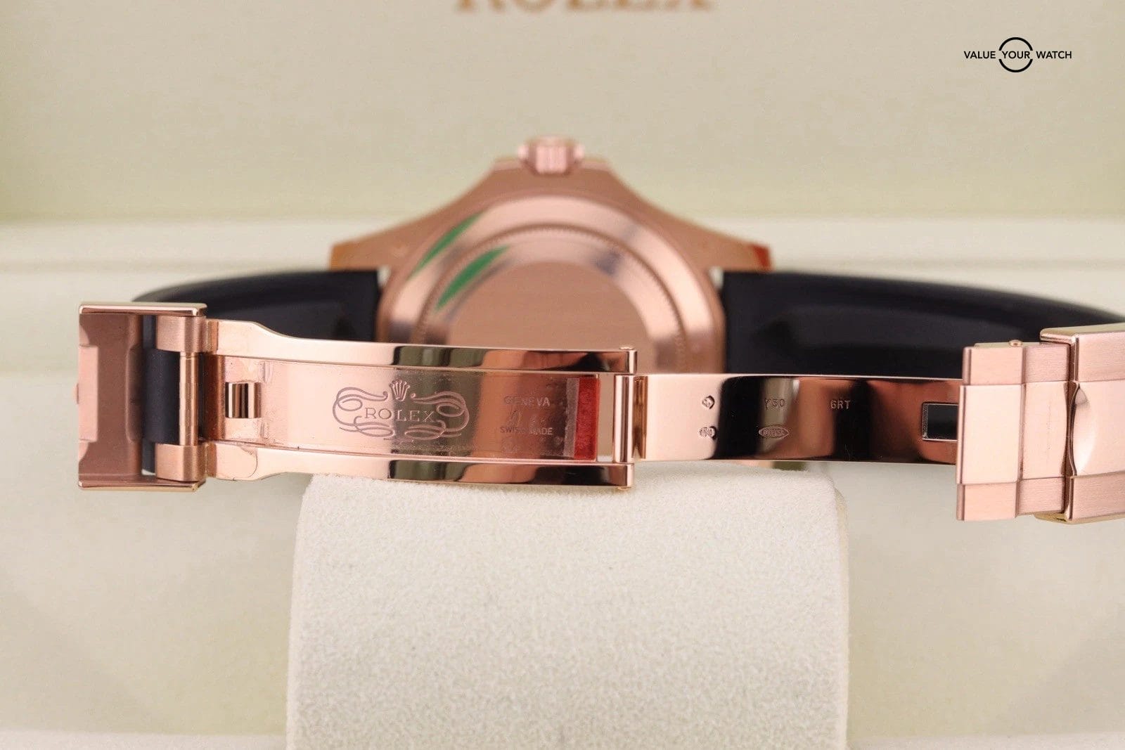 Rolex Yacht-Master 116655 Everrose Gold x OysterFlex | Double Boxed + Warranty - Image 8