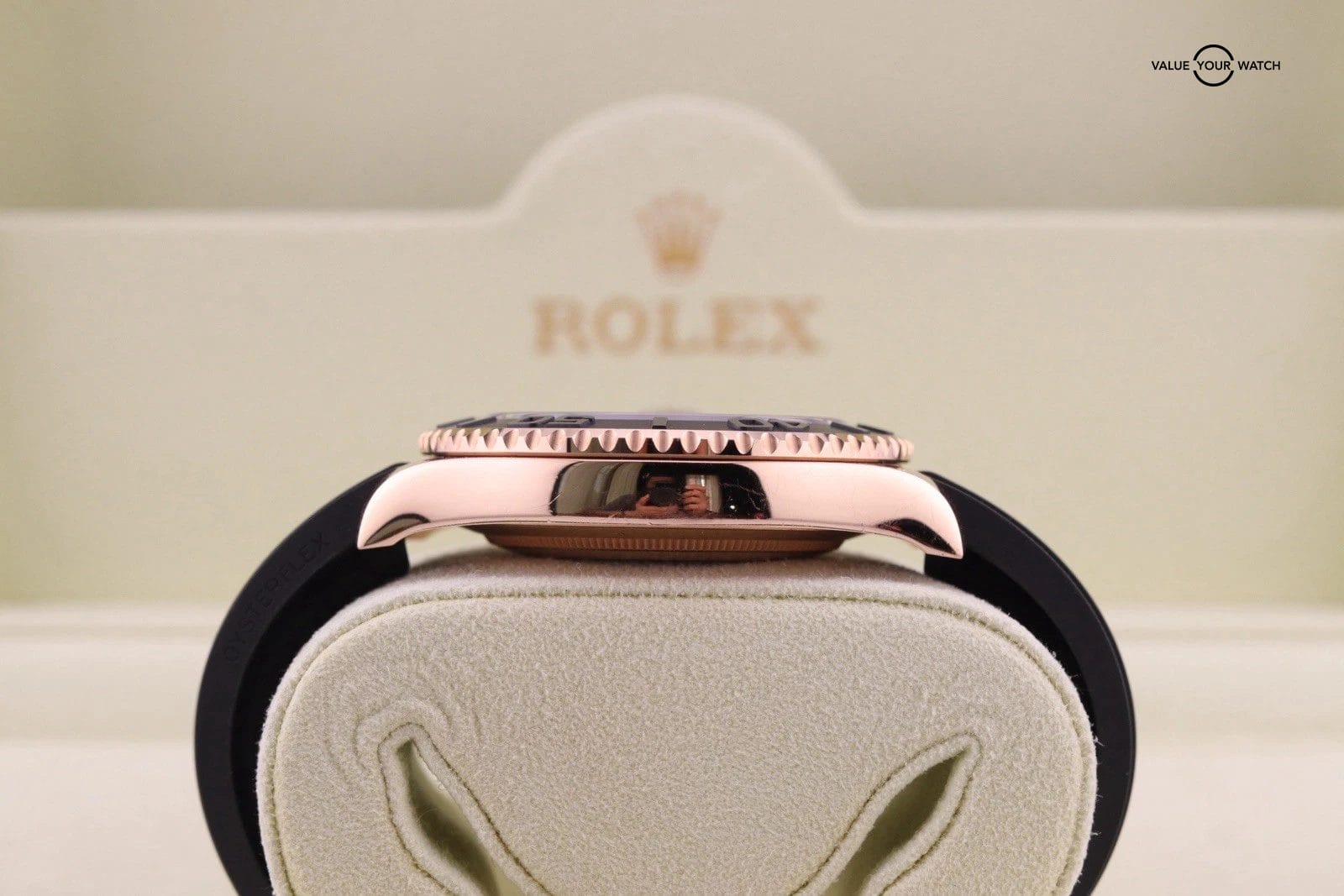 Rolex Yacht-Master 116655 Everrose Gold x OysterFlex | Double Boxed + Warranty - Image 10