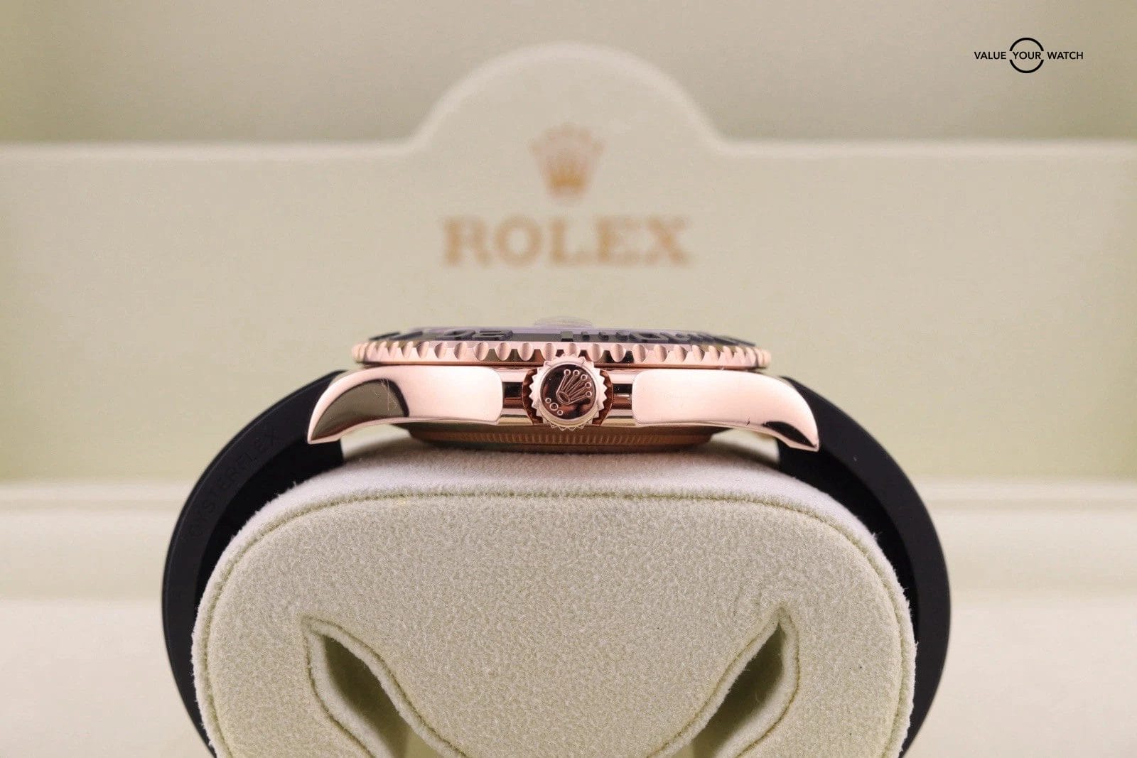 Rolex Yacht-Master 116655 Everrose Gold x OysterFlex | Double Boxed + Warranty - Image 11