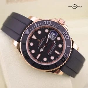 Rolex Yacht-Master 116655 Everrose Gold x OysterFlex | Double Boxed + Warranty