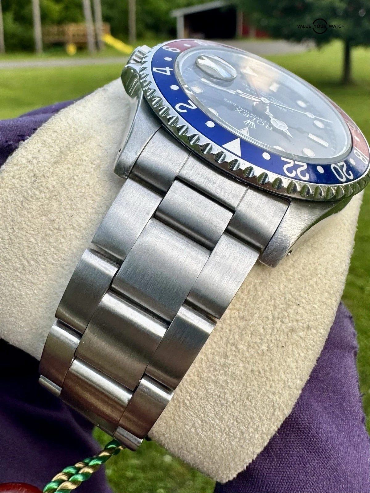 Rolex GMT Master Pepsi Bezel Steel Oyster Bracelet 40mm Watch 16700 - Image 2