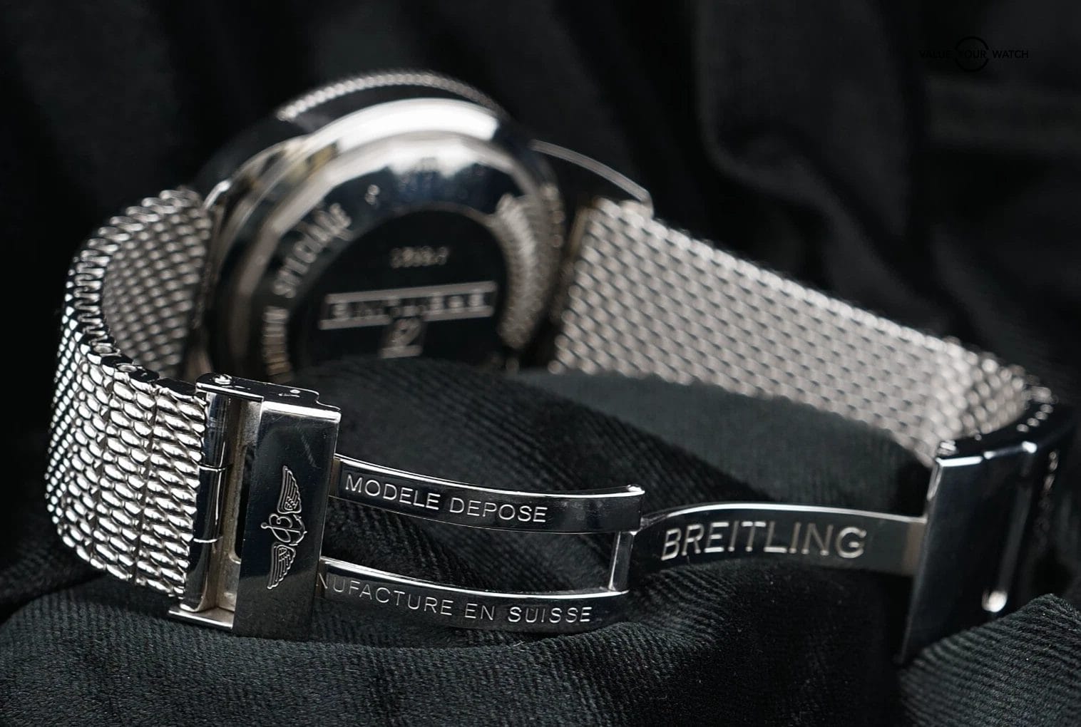 BREITLING Superocean Heritage A13320 46MM Chronograph, Extra Strap, Box & Papers - Image 6