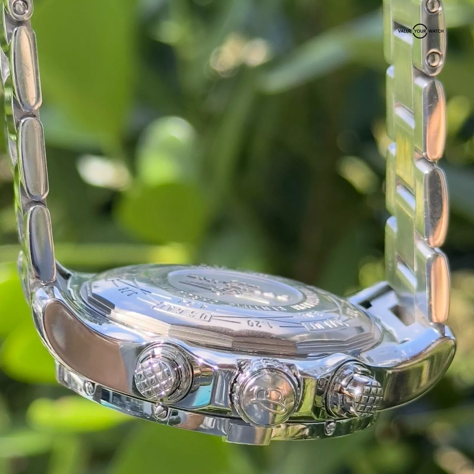 BREITLING SUPER AVENGER A13371 - 48MM, FULL SET, Steel Bracelet & 2 Extra Straps - Image 10