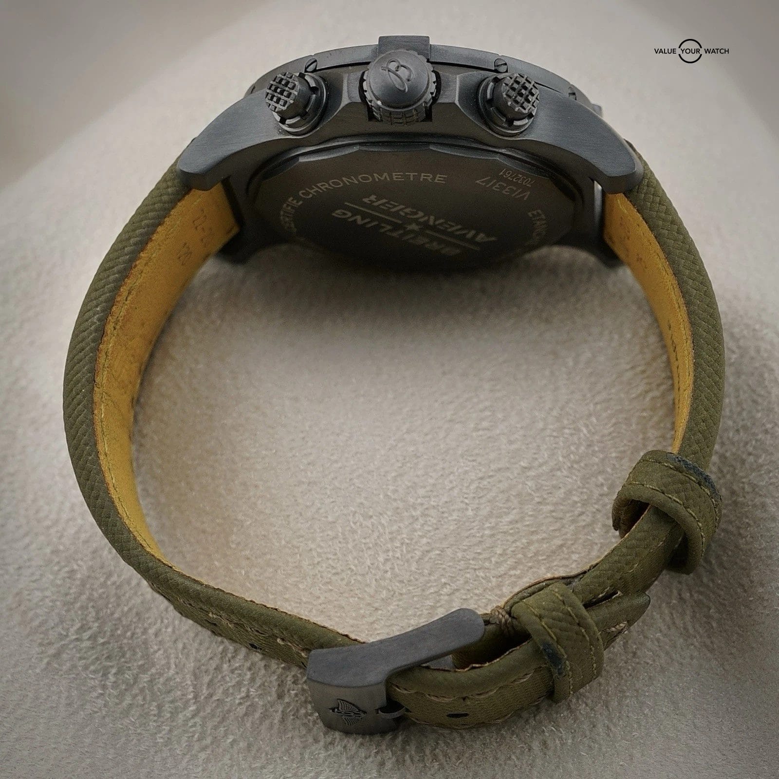 Breitling Avenger 45MM Night Mission Military Green V13317 Chronograph Watch - Image 10