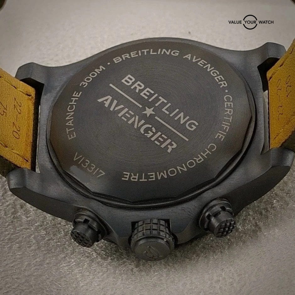 Breitling Avenger 45MM Night Mission Military Green V13317 Chronograph Watch - Image 13