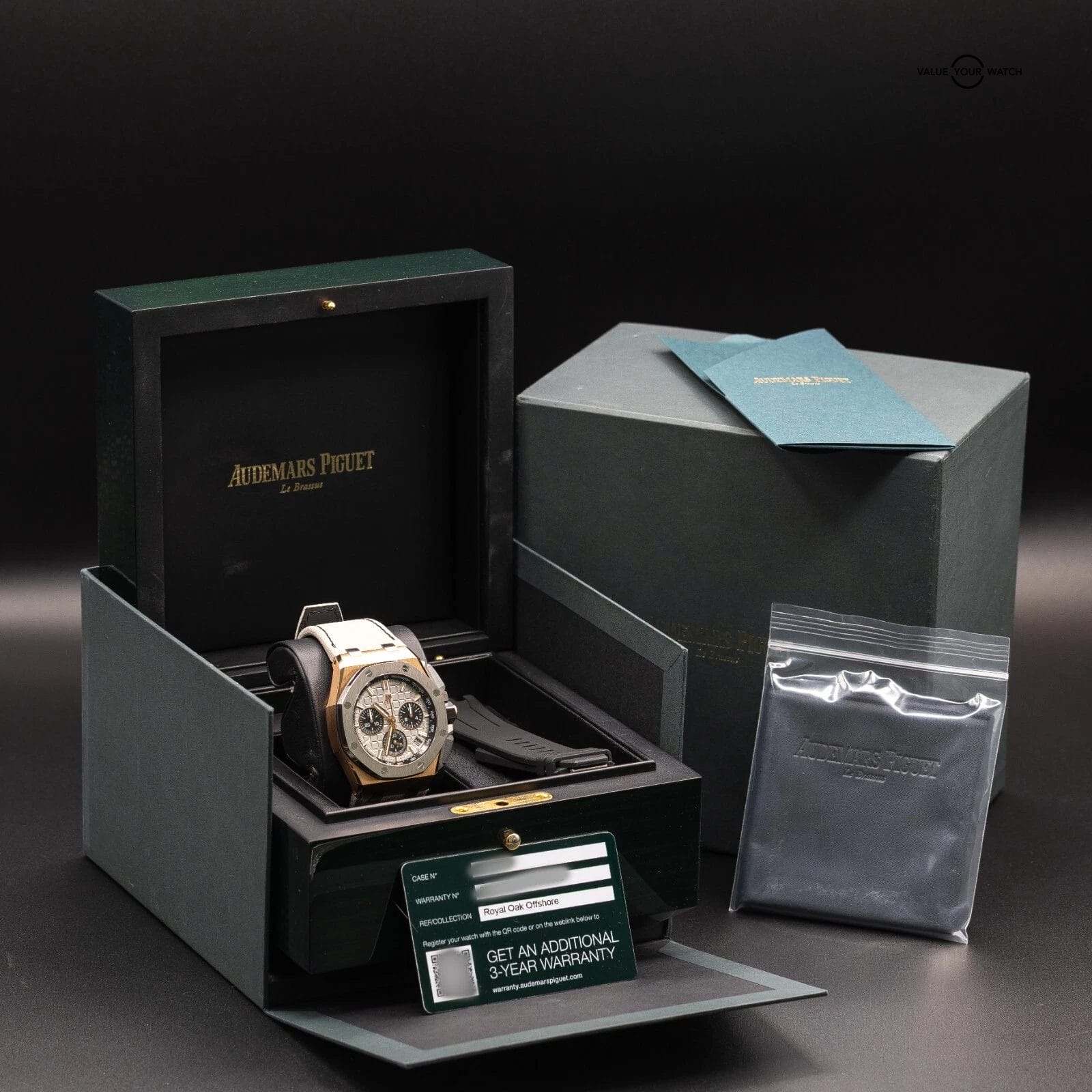 Audemars Piguet Royal Oak Offshore Rose Gold Ceramic Silver 26420OI.OO.A015VE.01 - Image 2