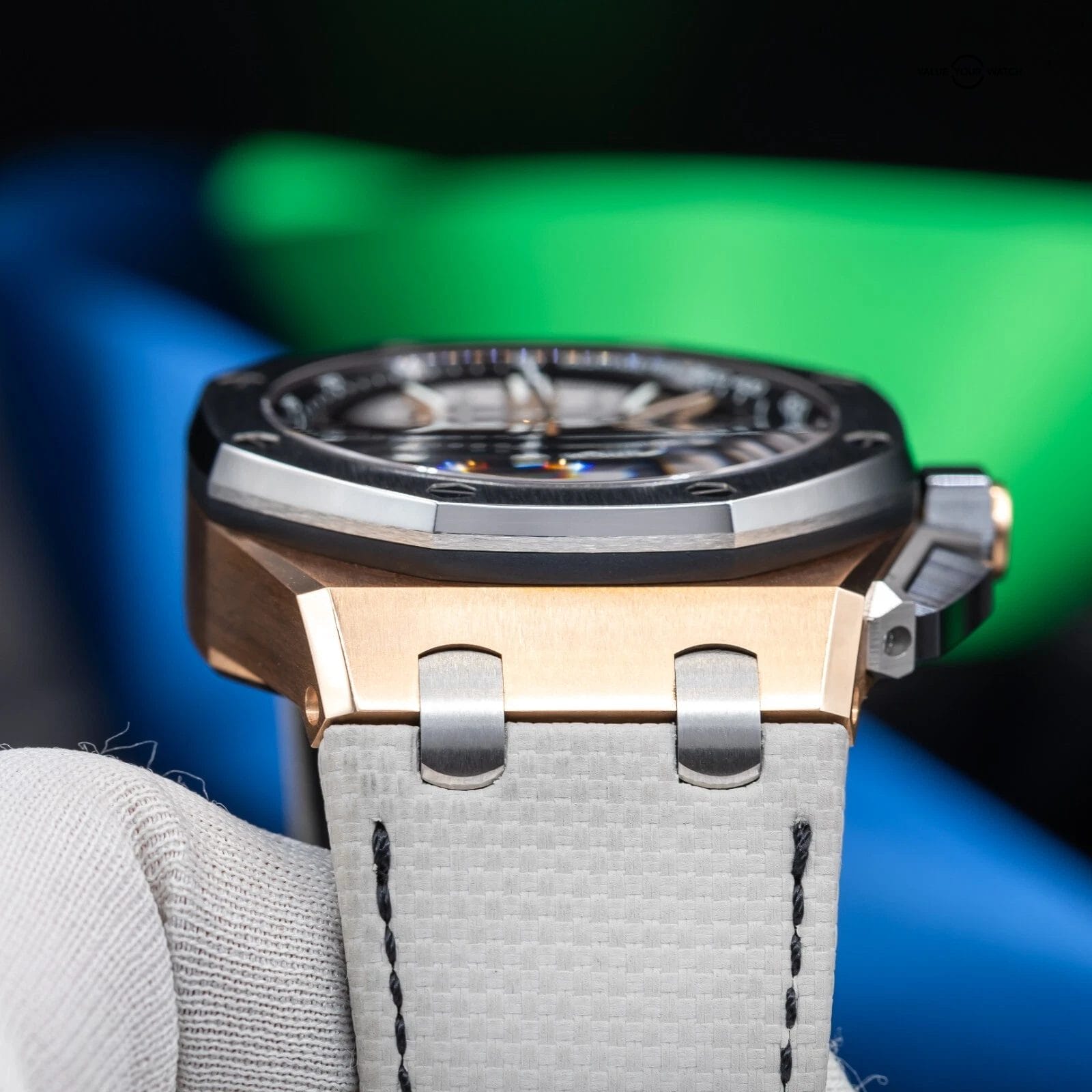 Audemars Piguet Royal Oak Offshore Rose Gold Ceramic Silver 26420OI.OO.A015VE.01 - Image 7