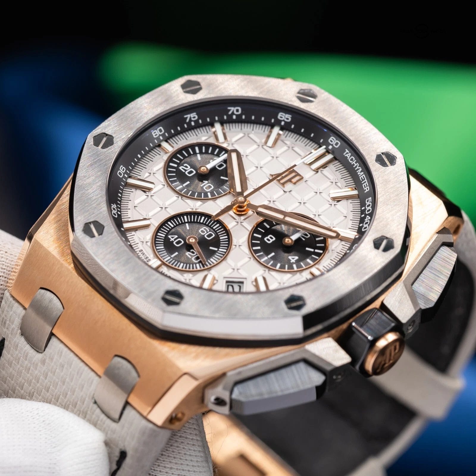Audemars Piguet Royal Oak Offshore Rose Gold Ceramic Silver 26420OI.OO.A015VE.01 - Image 13