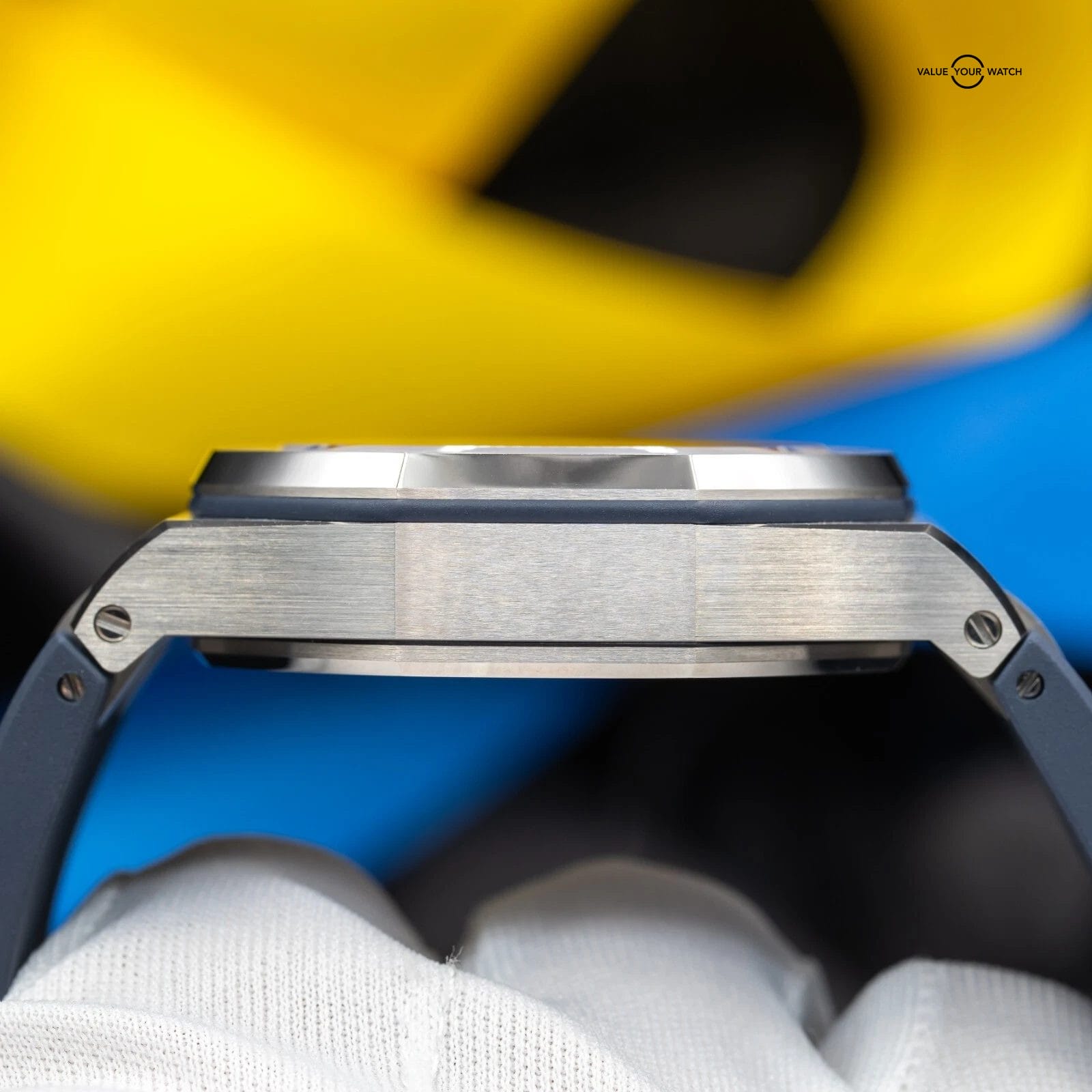 Audemars Piguet Royal Oak Offshore Chronograph Blue Dial 42mm 26480TI Full Set - Image 10