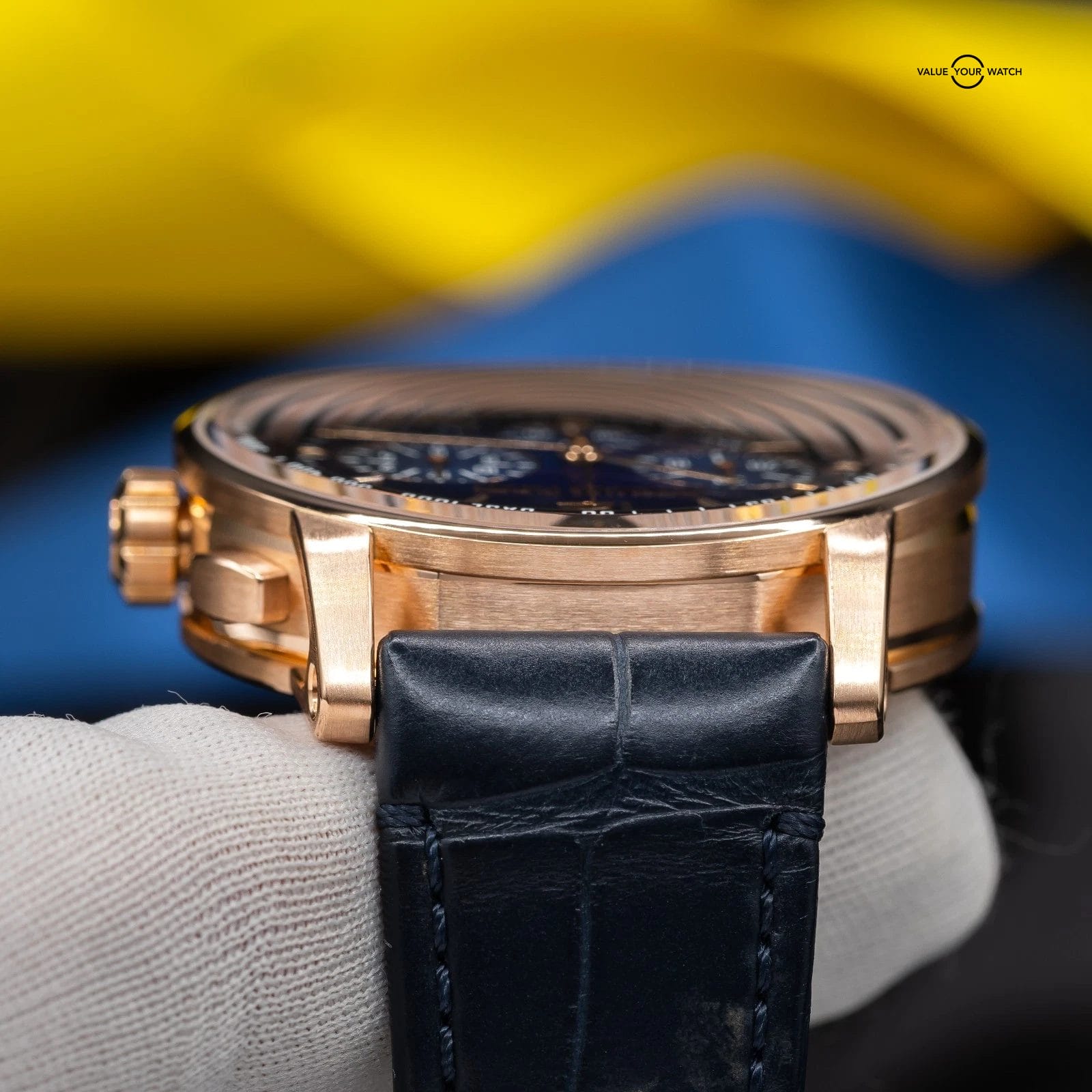 Audemars Piguet Code 11.59 Rose Gold Chronograph Blue Dial Men's Watch 26390OR - Image 6