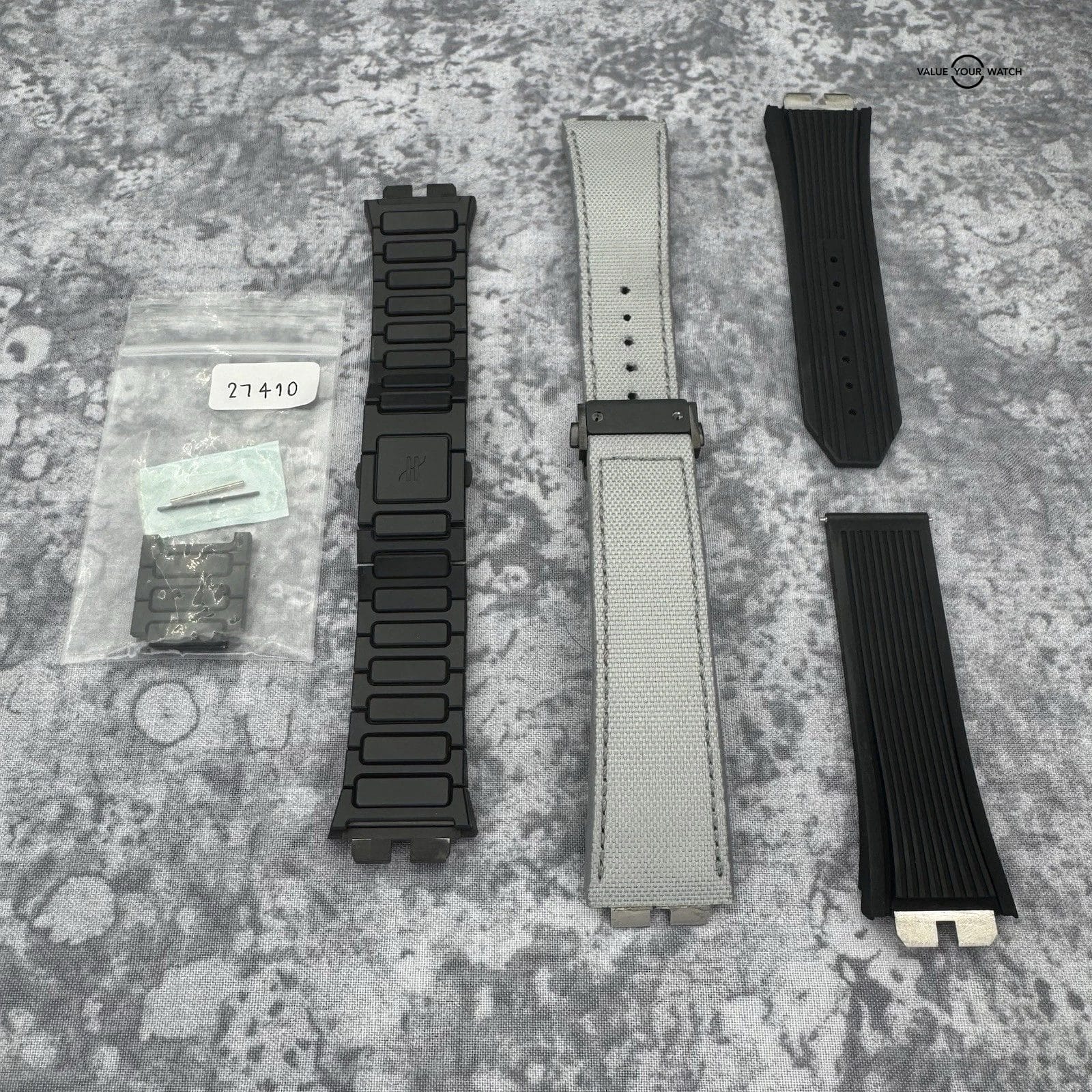 Hublot Big Bang Unico Black Magic Ceramic Skeleton 45mm- Bracelet+2 Extra Straps - Image 6