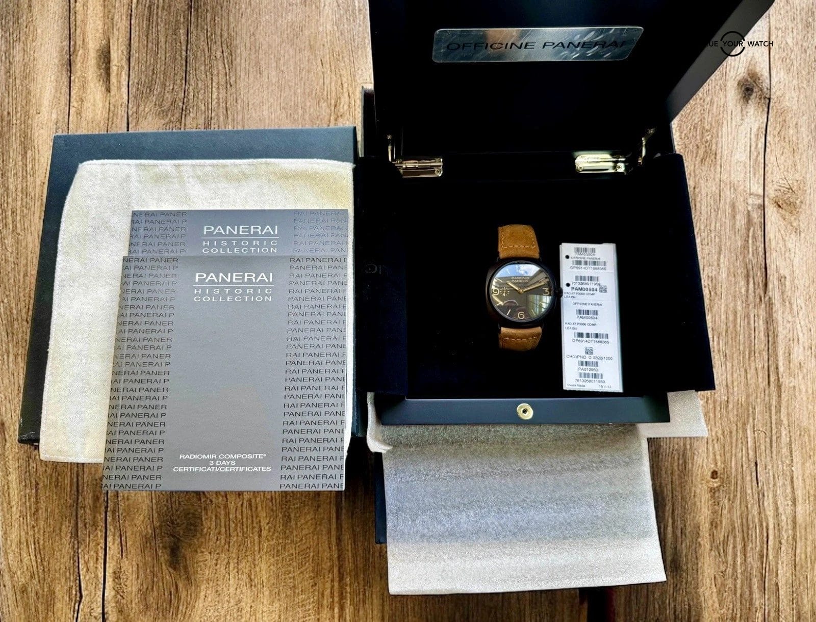 Panerai Radiomir Men's Black ‘Composite’ Ceramic - PAM00504 Full Set - Image 2