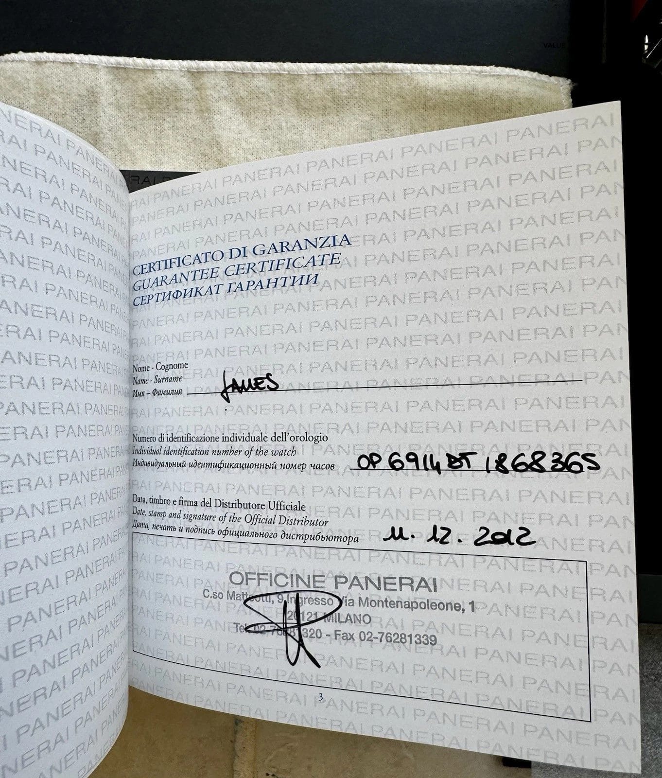 Panerai Radiomir Men's Black ‘Composite’ Ceramic - PAM00504 Full Set - Image 3