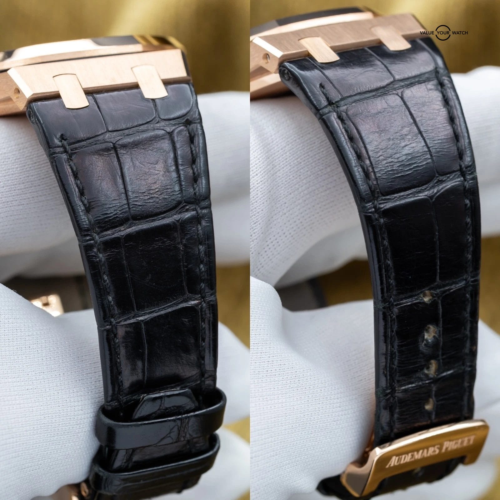 Audemars Piguet Royal Oak Selfwinding 41mm AP 15400OR Rose Gold Black Dial - Image 11