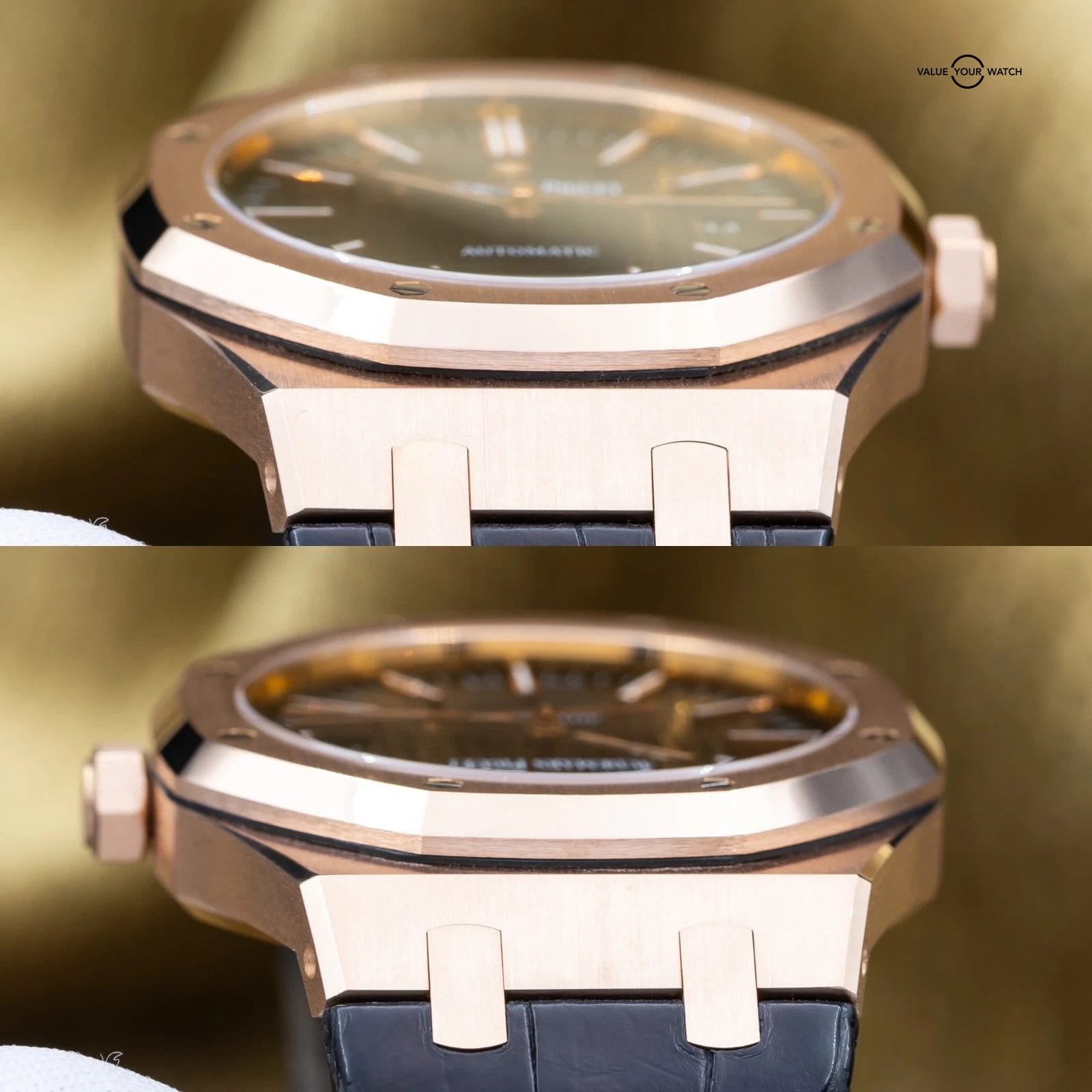 Audemars Piguet Royal Oak Selfwinding 41mm AP 15400OR Rose Gold Black Dial - Image 13
