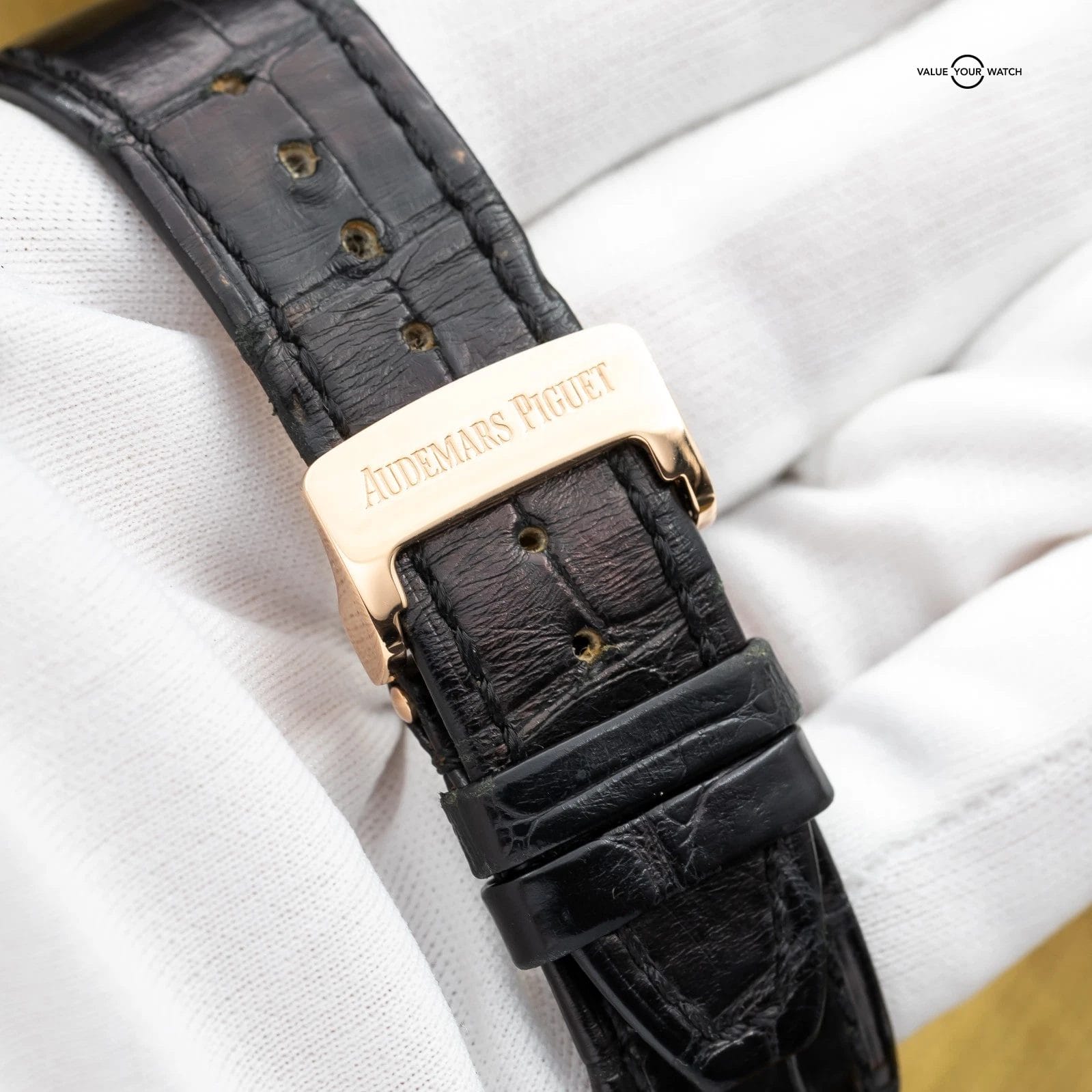 Audemars Piguet Royal Oak Selfwinding 41mm AP 15400OR Rose Gold Black Dial - Image 17