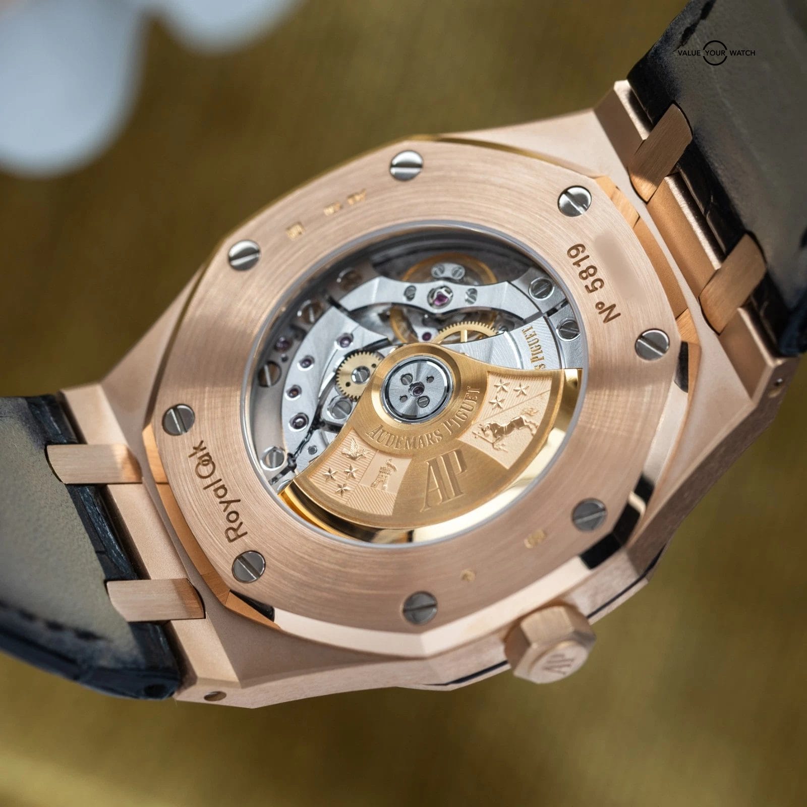 Audemars Piguet Royal Oak Selfwinding 41mm AP 15400OR Rose Gold Black Dial - Image 18