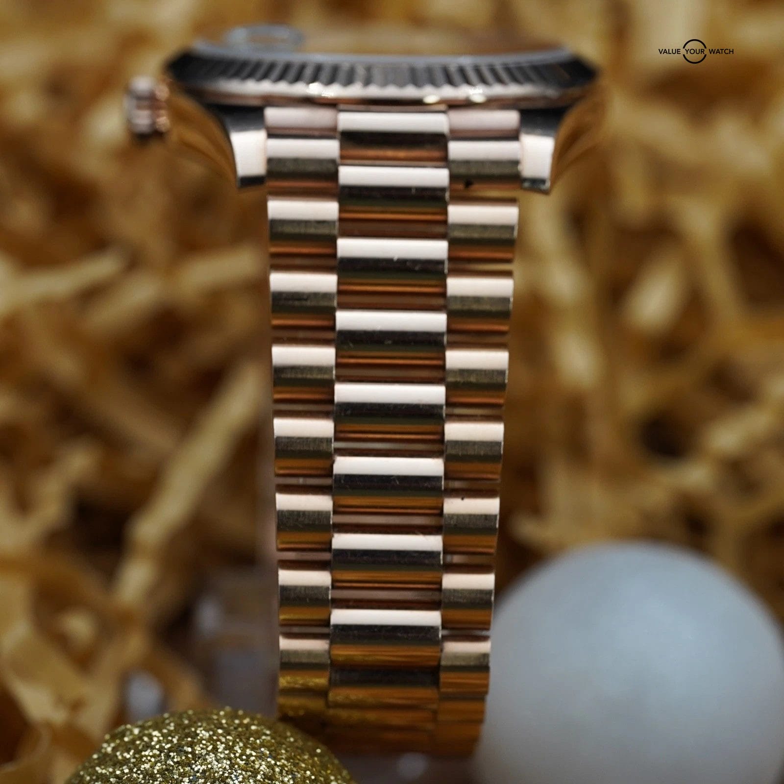 Rolex Day-Date Olive Rose Gold - 228235 President 40mm - Complete Set - Image 5