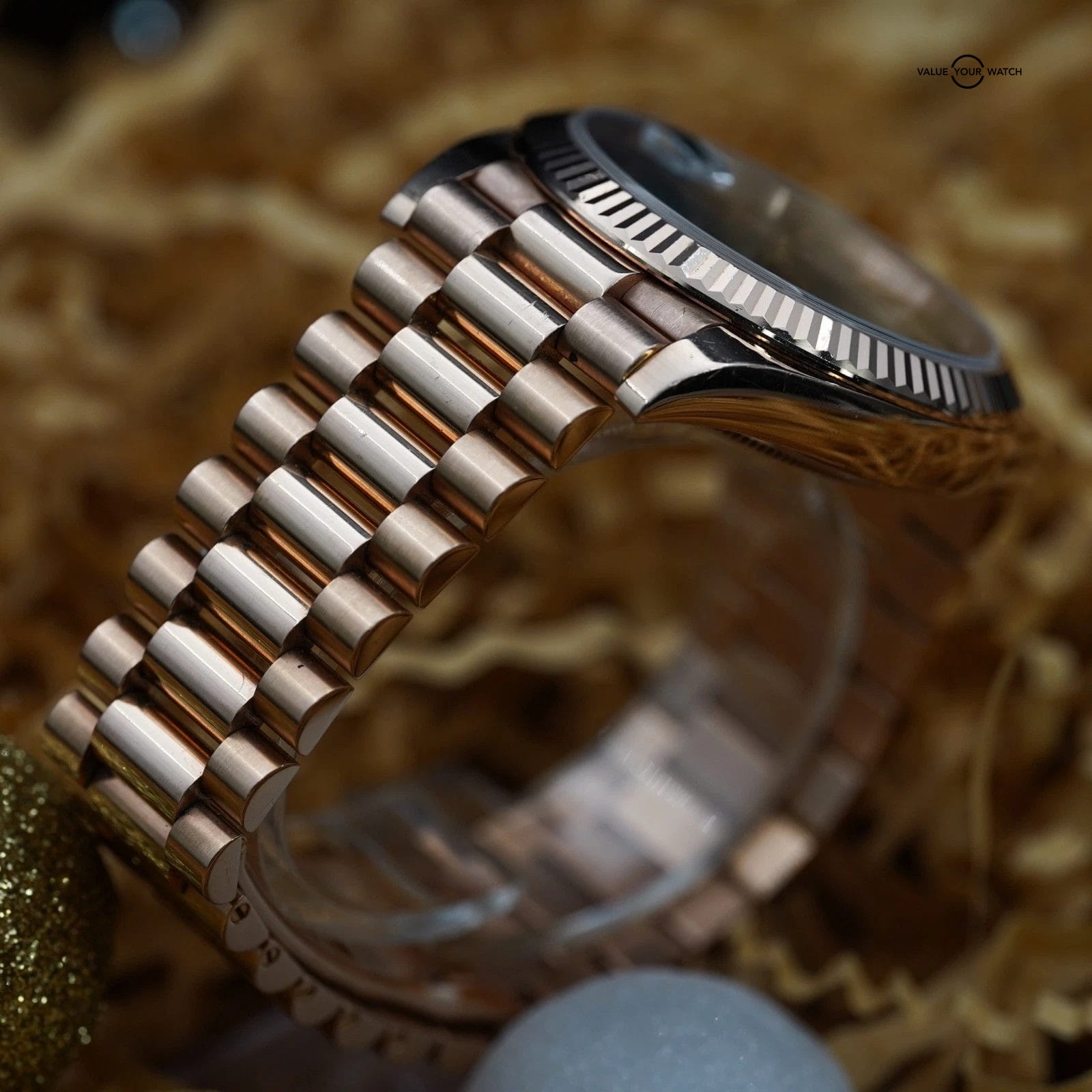 Rolex Day-Date Olive Rose Gold - 228235 President 40mm - Complete Set - Image 7