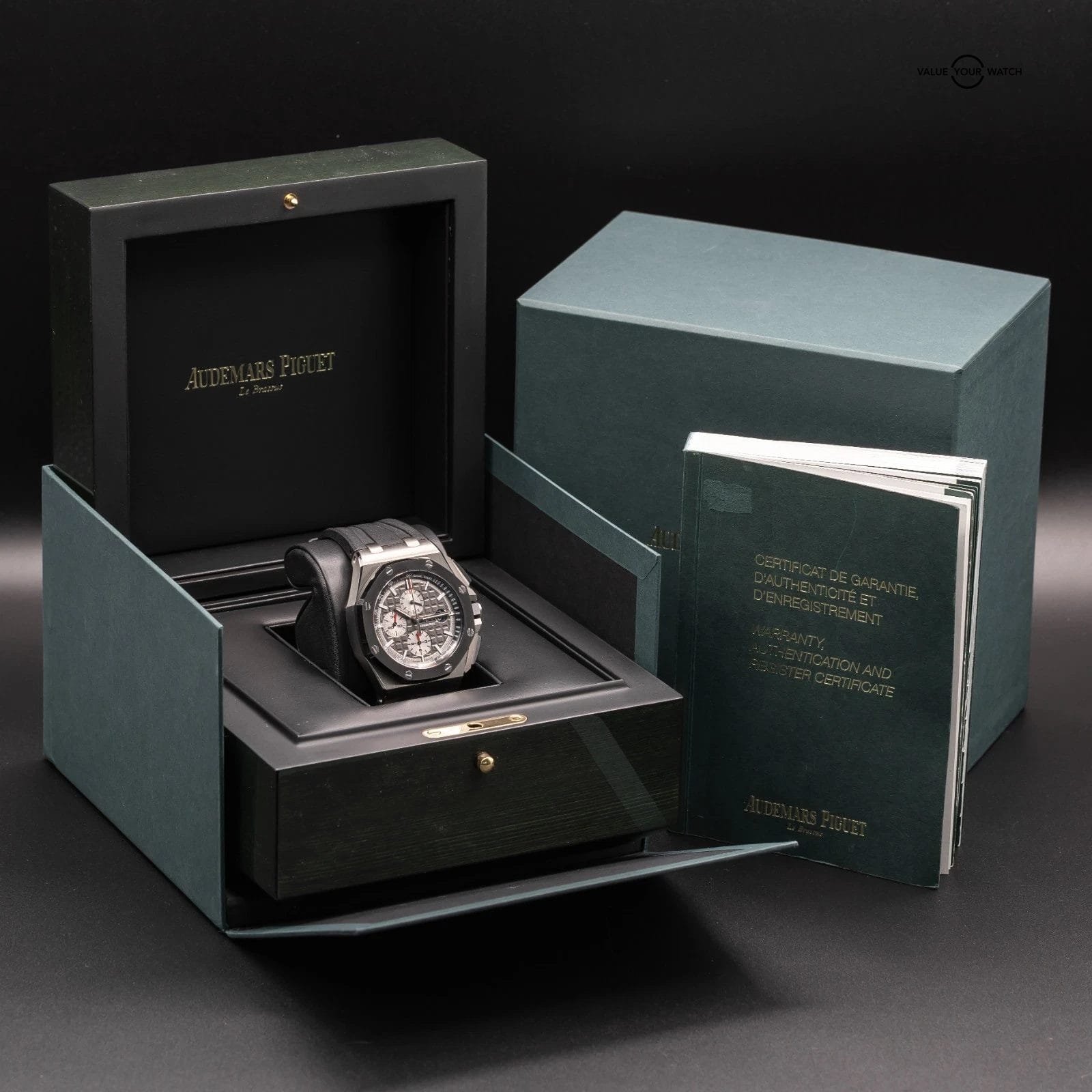 Audemars Piguet Royal Oak Offshore Chronograph Slate Gray Men's Watch - 26400IO - Image 2