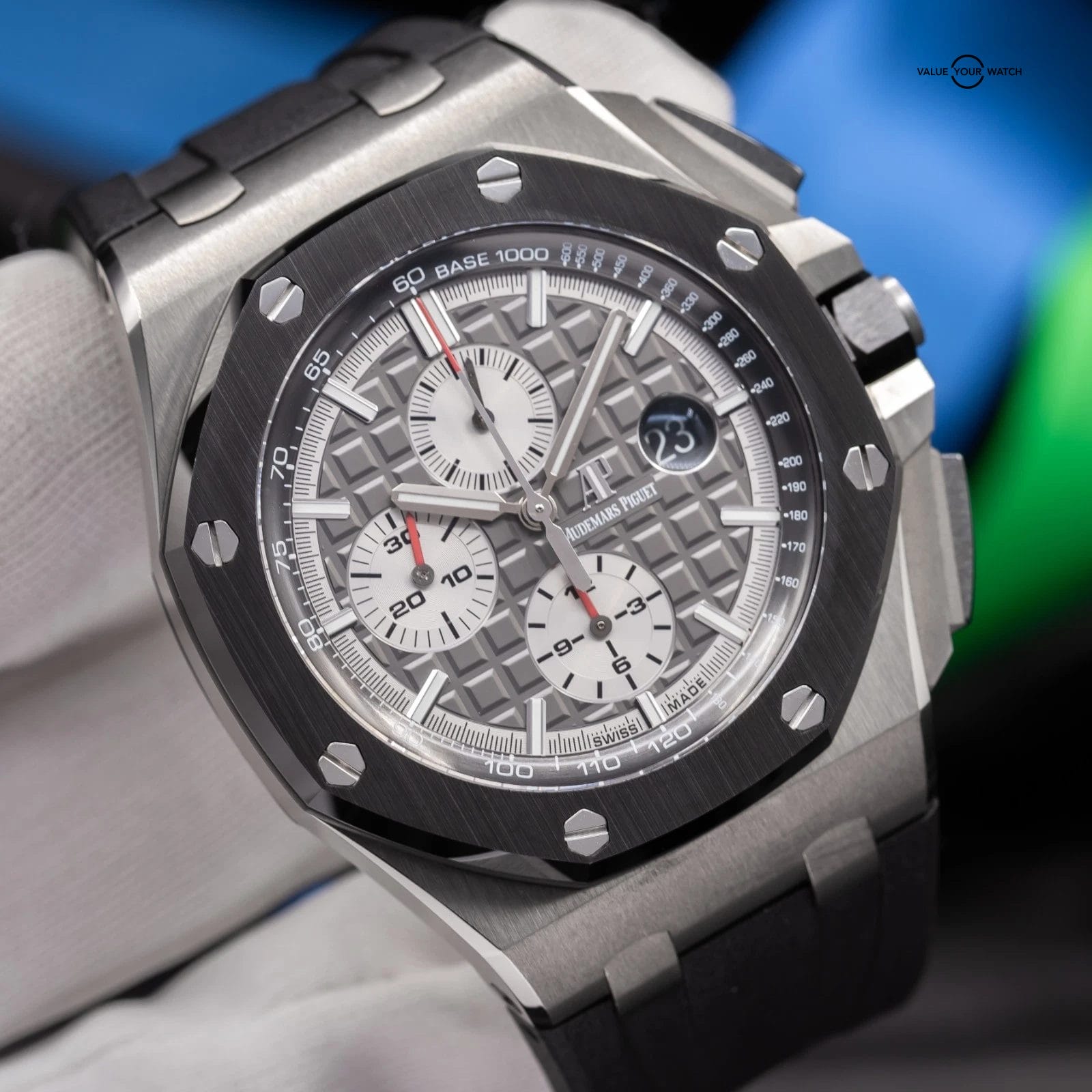 Audemars Piguet Royal Oak Offshore Chronograph Slate Gray Men's Watch - 26400IO - Image 5
