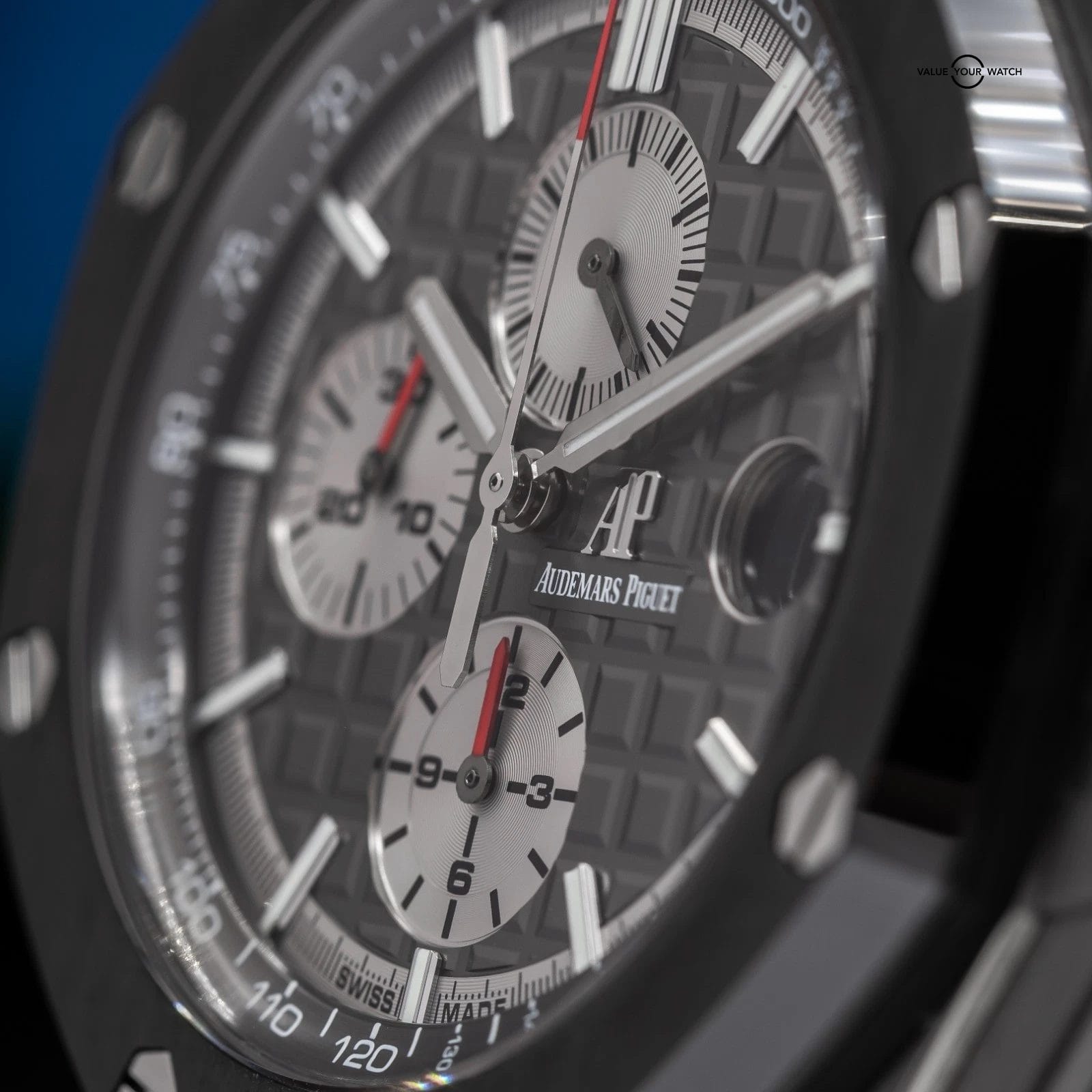 Audemars Piguet Royal Oak Offshore Chronograph Slate Gray Men's Watch - 26400IO - Image 7