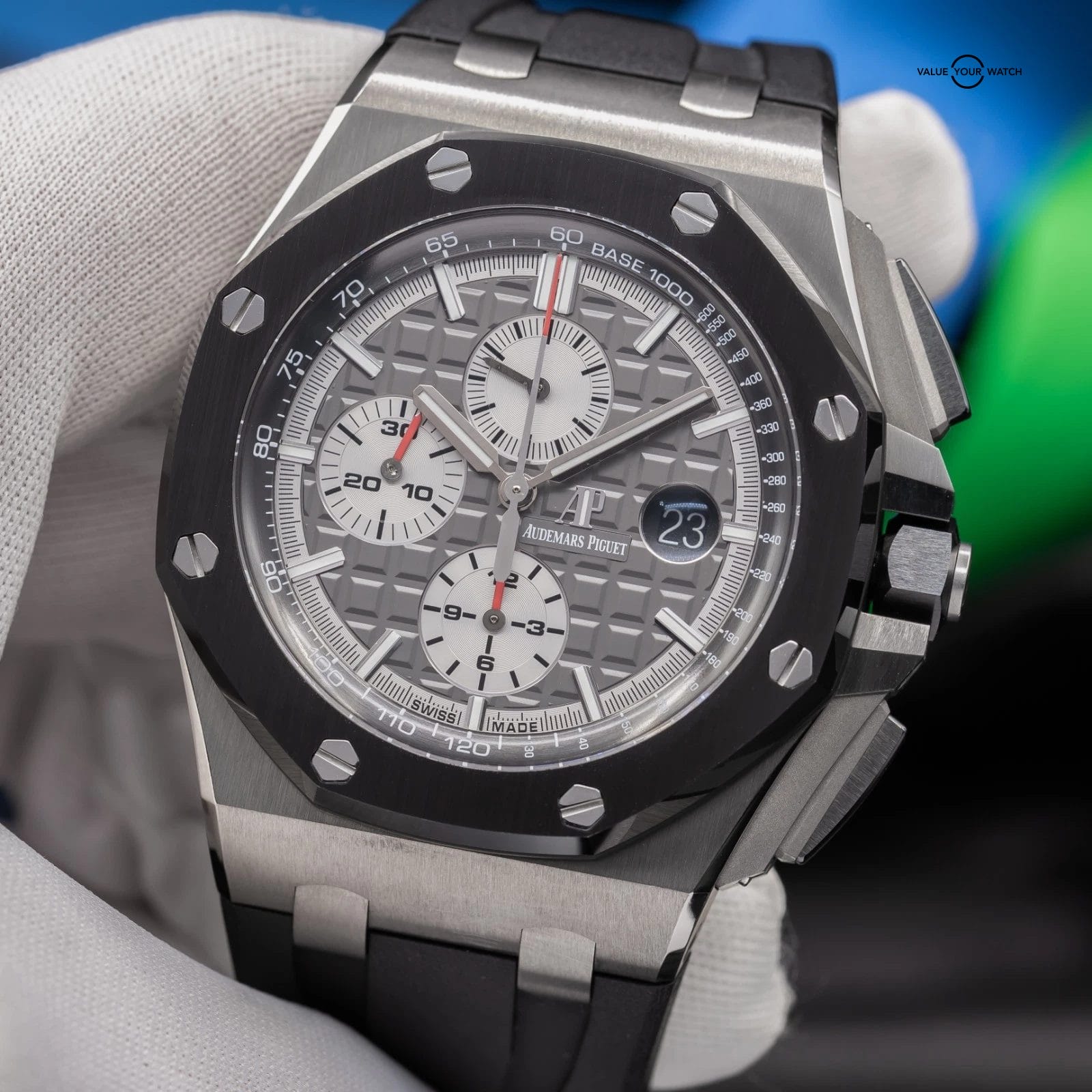 Audemars Piguet Royal Oak Offshore Chronograph Slate Gray Men's Watch - 26400IO - Image 10