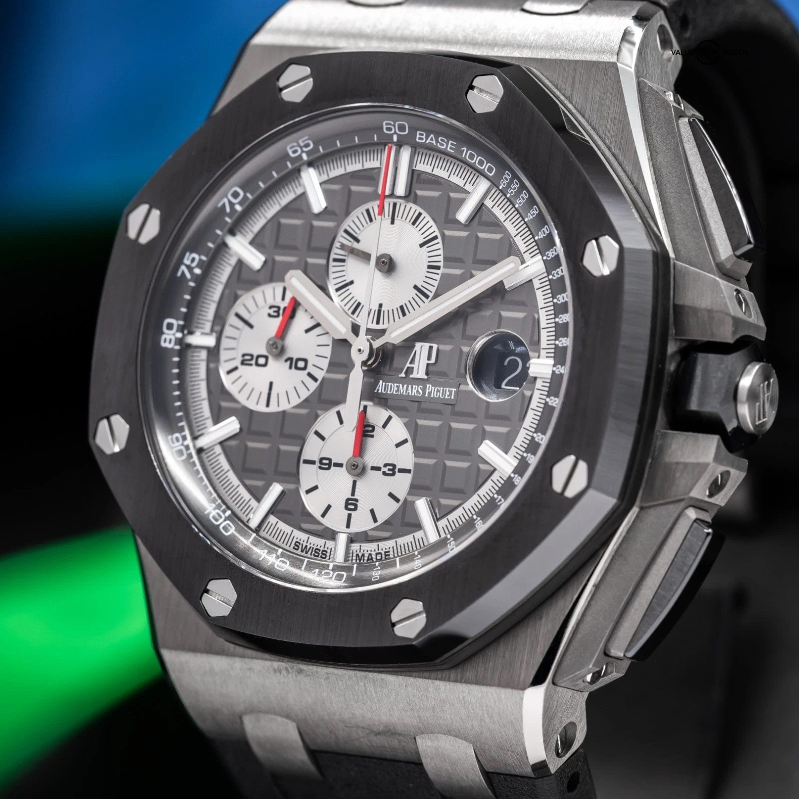 Audemars Piguet Royal Oak Offshore Chronograph Slate Gray Men's Watch - 26400IO - Image 14