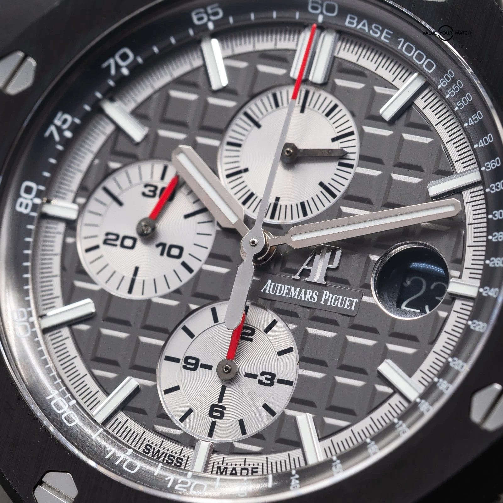 Audemars Piguet Royal Oak Offshore Chronograph Slate Gray Men's Watch - 26400IO - Image 15