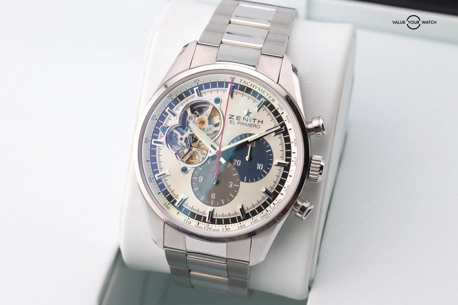 Zenith El Primero Silver Men's Watch - 03.2040.4061/69.C496 - Image 4