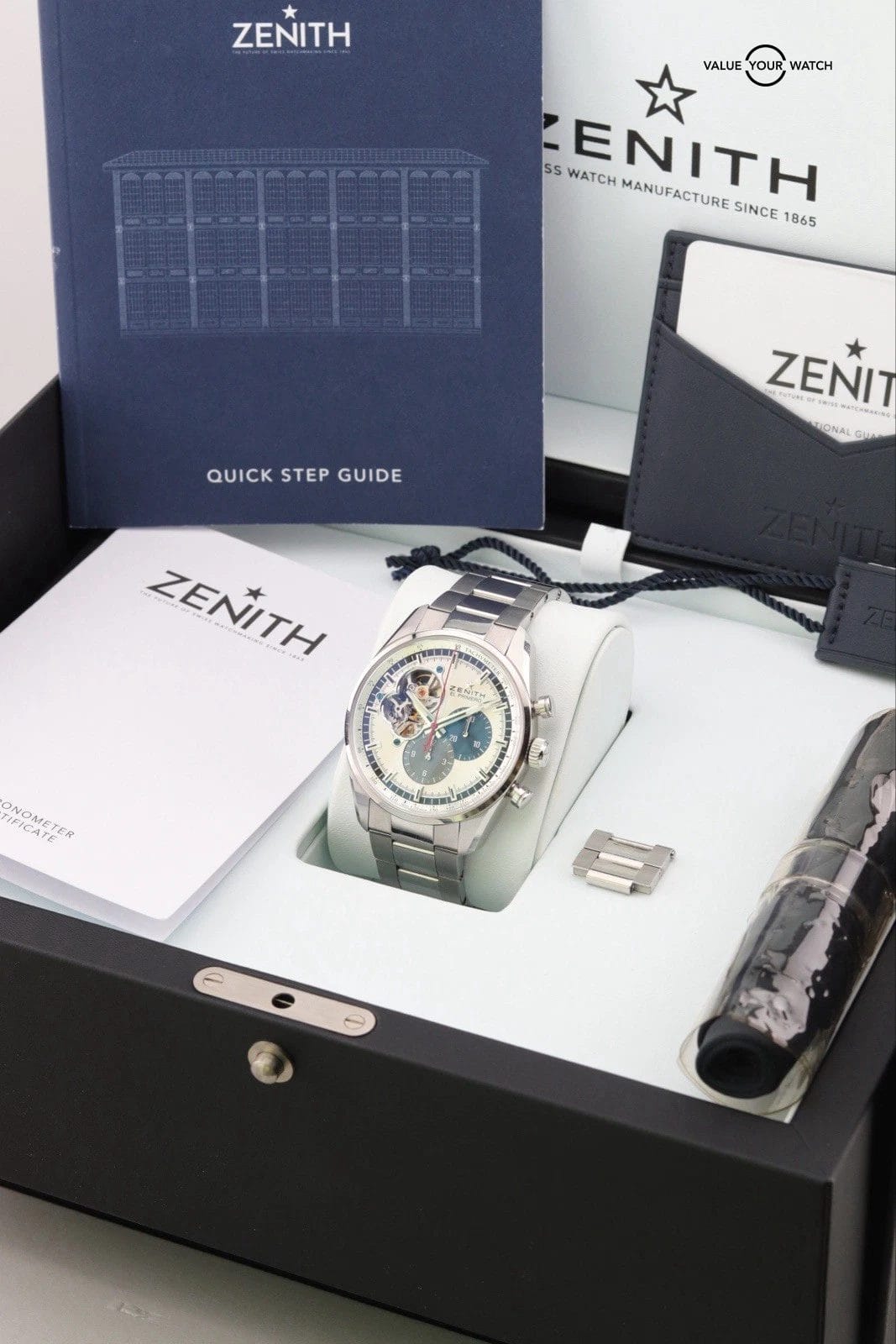 Zenith El Primero Silver Men's Watch - 03.2040.4061/69.C496 - Image 5