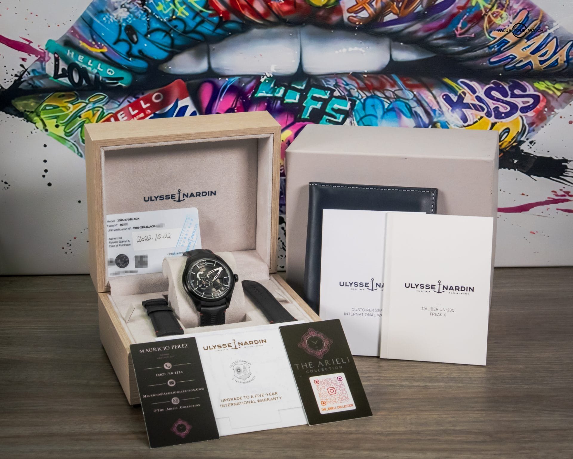 Ulysse Nardin Freak X Black Titanium 43mm – BOX & PAPERS – 2303-270/BLACK - Image 2