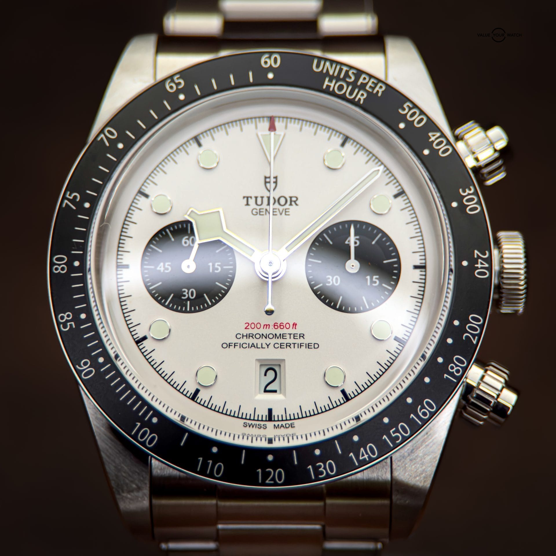 Tudor Black Bay Chrono "Panda" White Dial Ref. 79360N 41mm 2025 Full Set Box & Papers Warranty