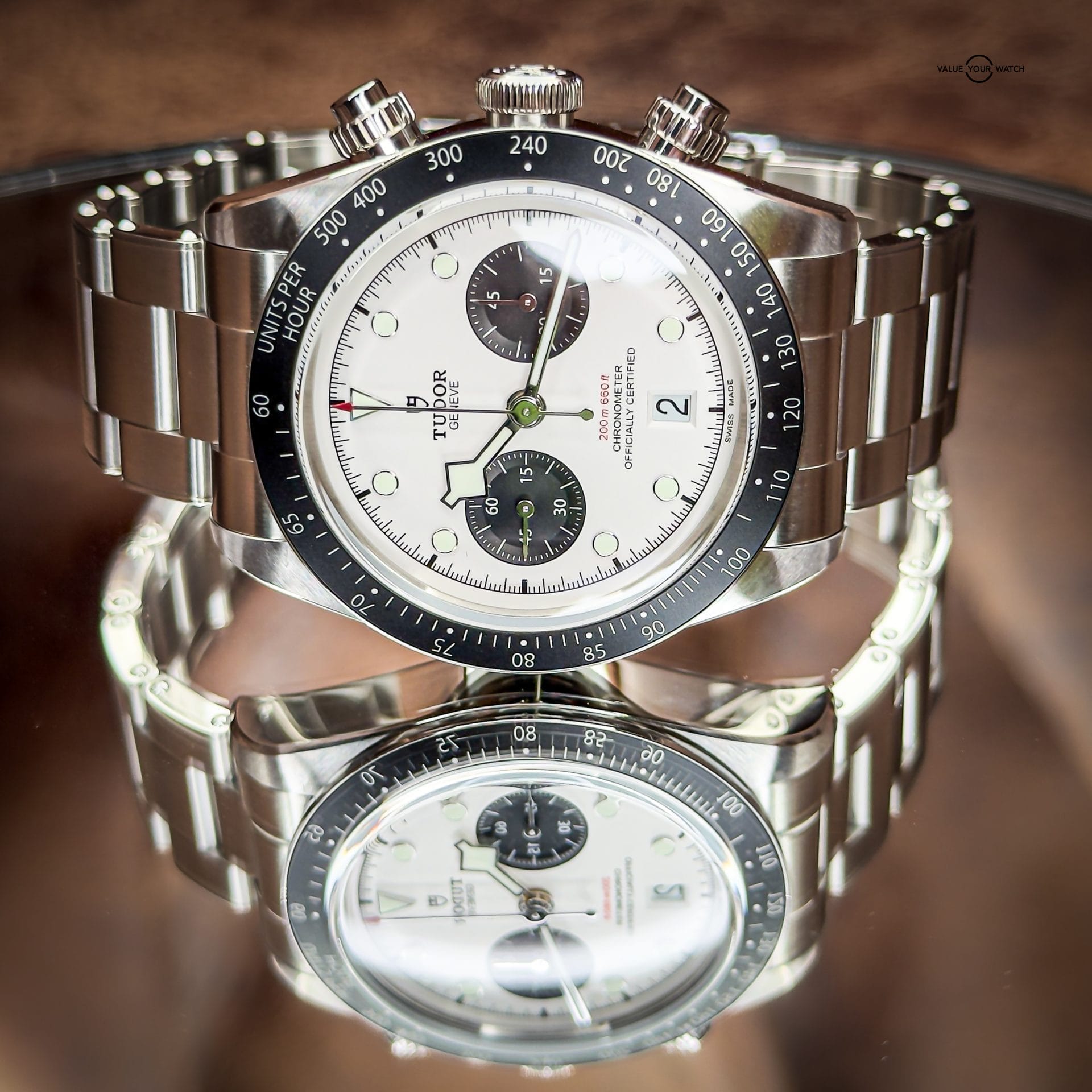 Tudor Black Bay Chrono "Panda" White Dial Ref. 79360N 41mm 2025 Full Set Box & Papers Warranty - Image 6