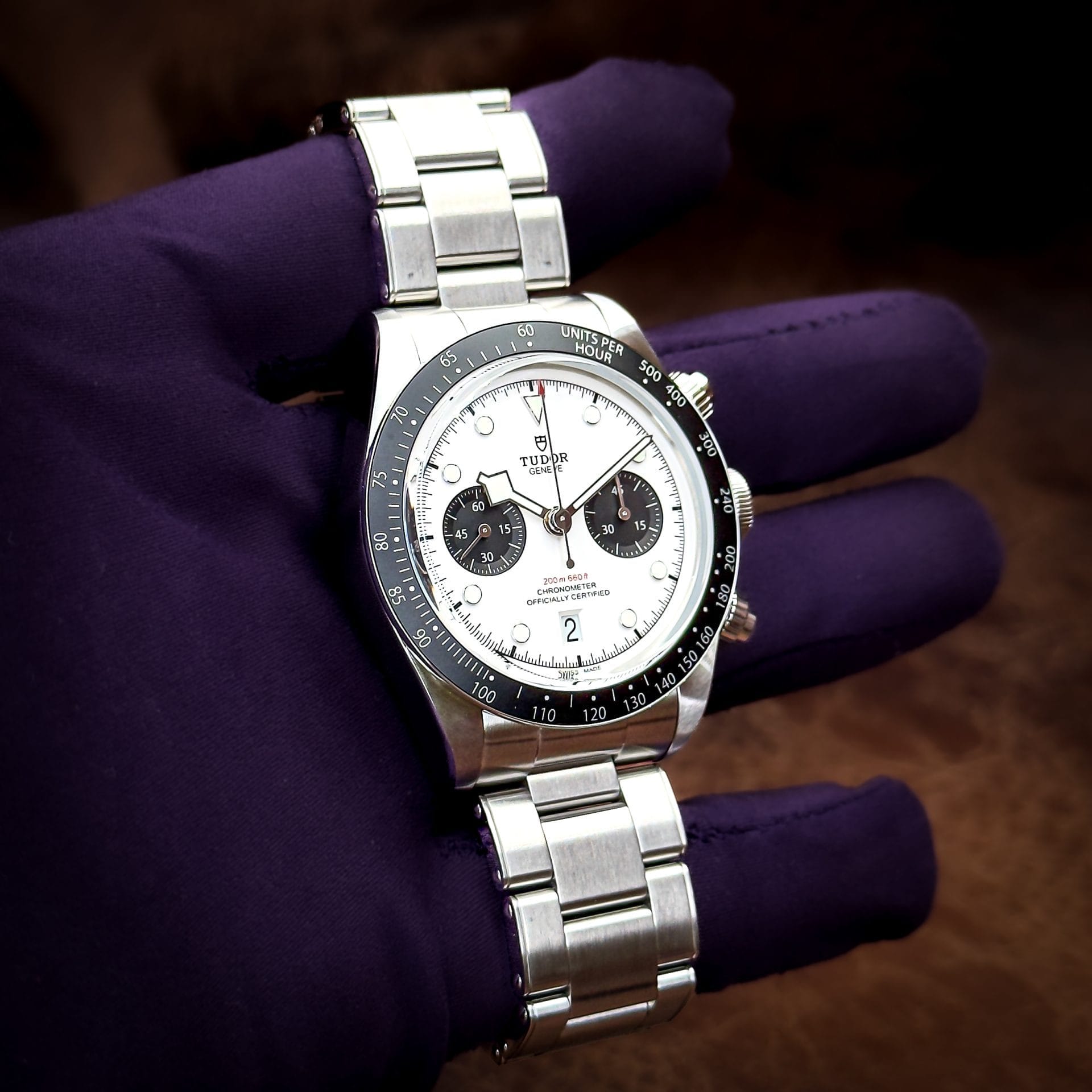 Tudor Black Bay Chrono "Panda" White Dial Ref. 79360N 41mm 2025 Full Set Box & Papers Warranty - Image 17