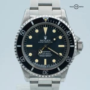 Rolex Submariner No Date 5512 Stainless Steel Black Dial 40mm!